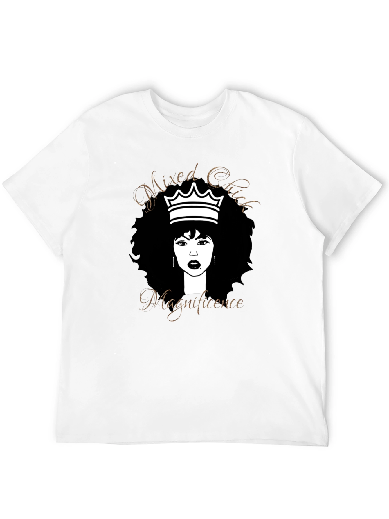 Mixed Chick Magnificence Black T-Shirt