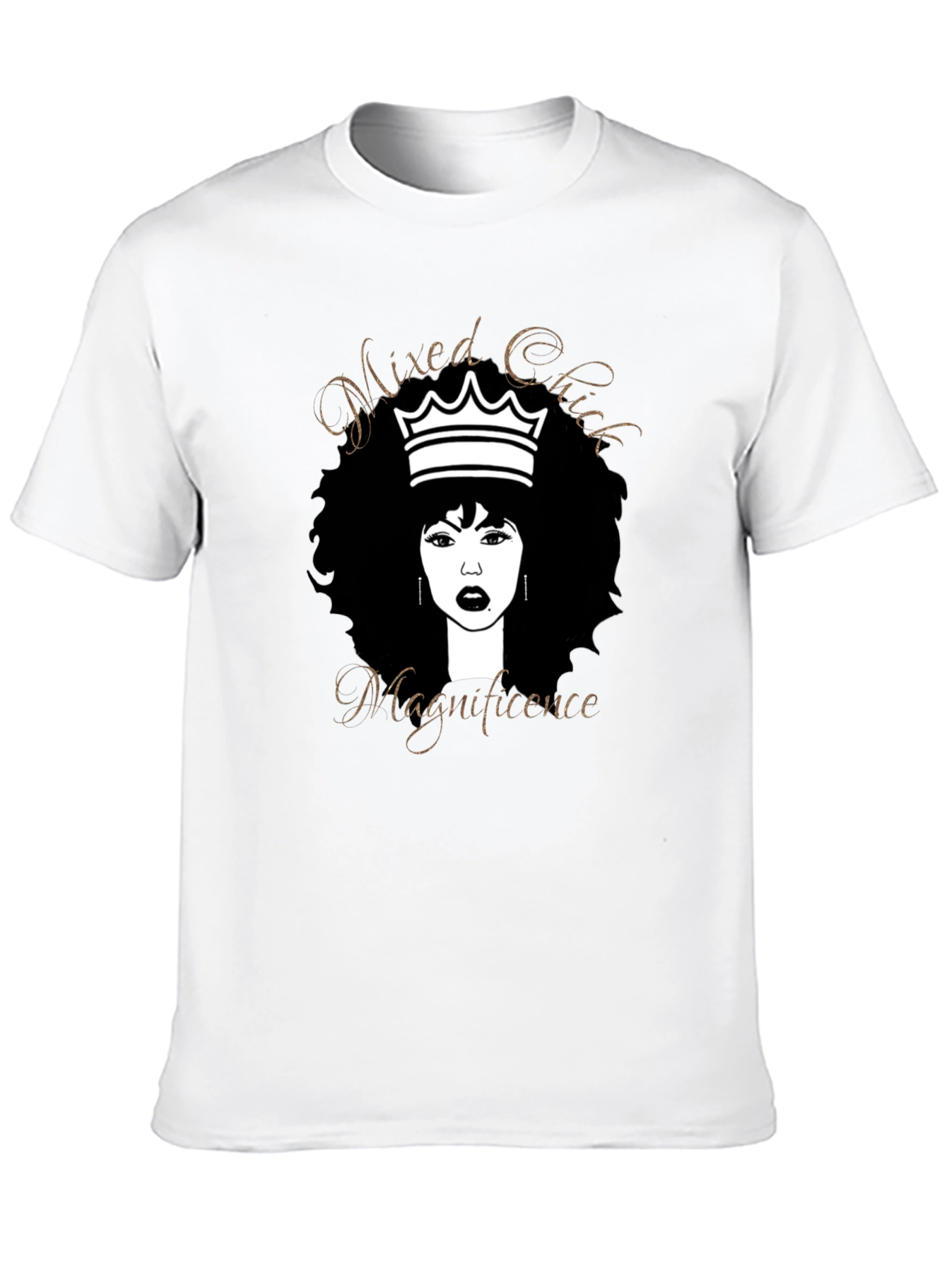 Mixed Chick Magnificence Black T-Shirt