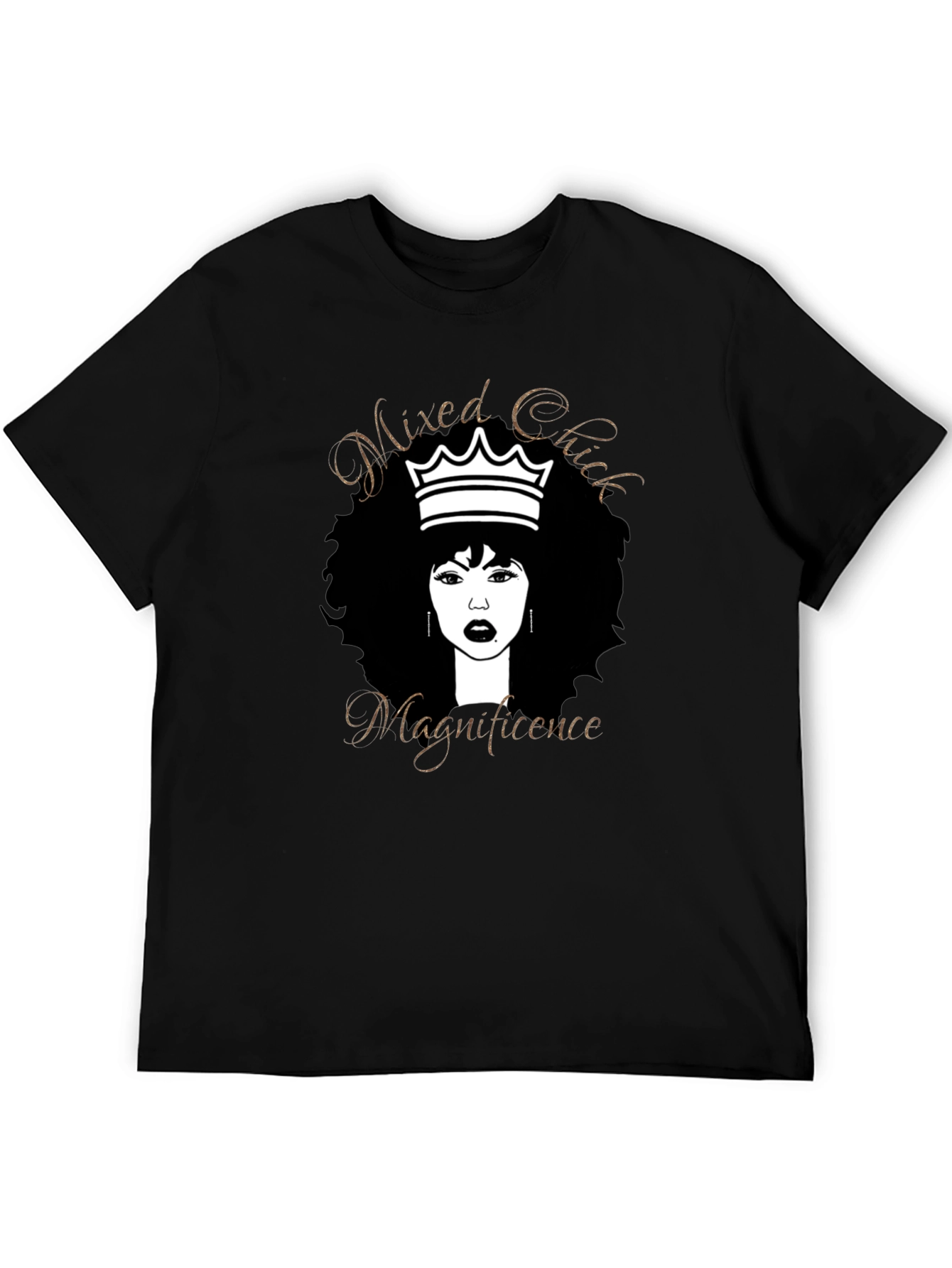 Mixed Chick Magnificence Black T-Shirt