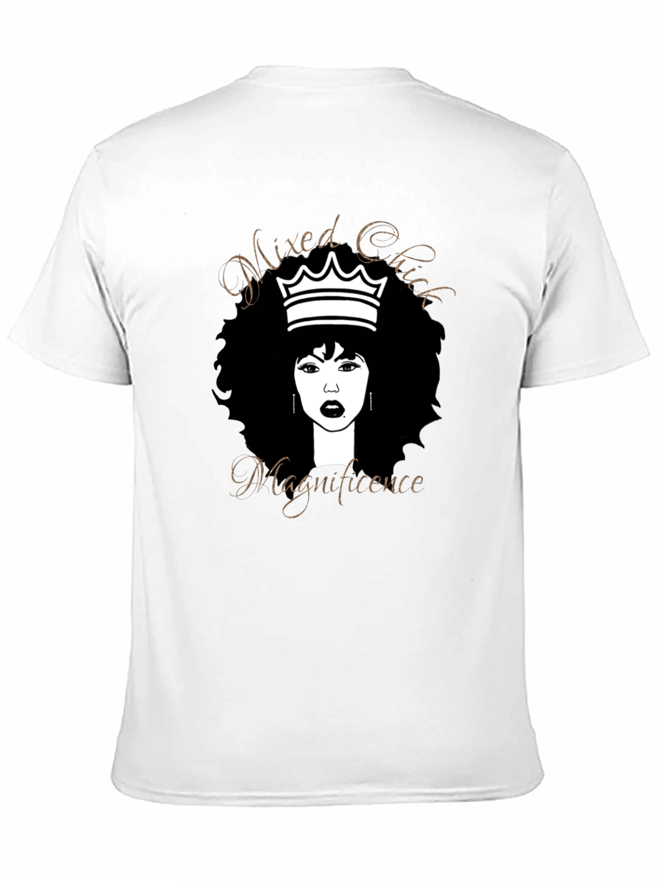 Mixed Chick Magnificence Black T-Shirt
