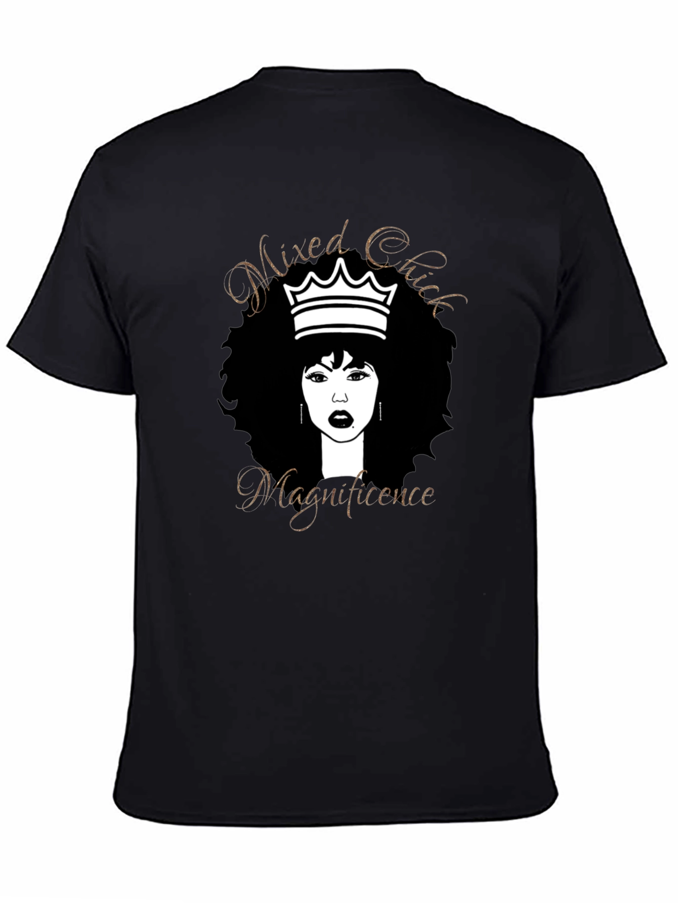 Mixed Chick Magnificence Black T-Shirt