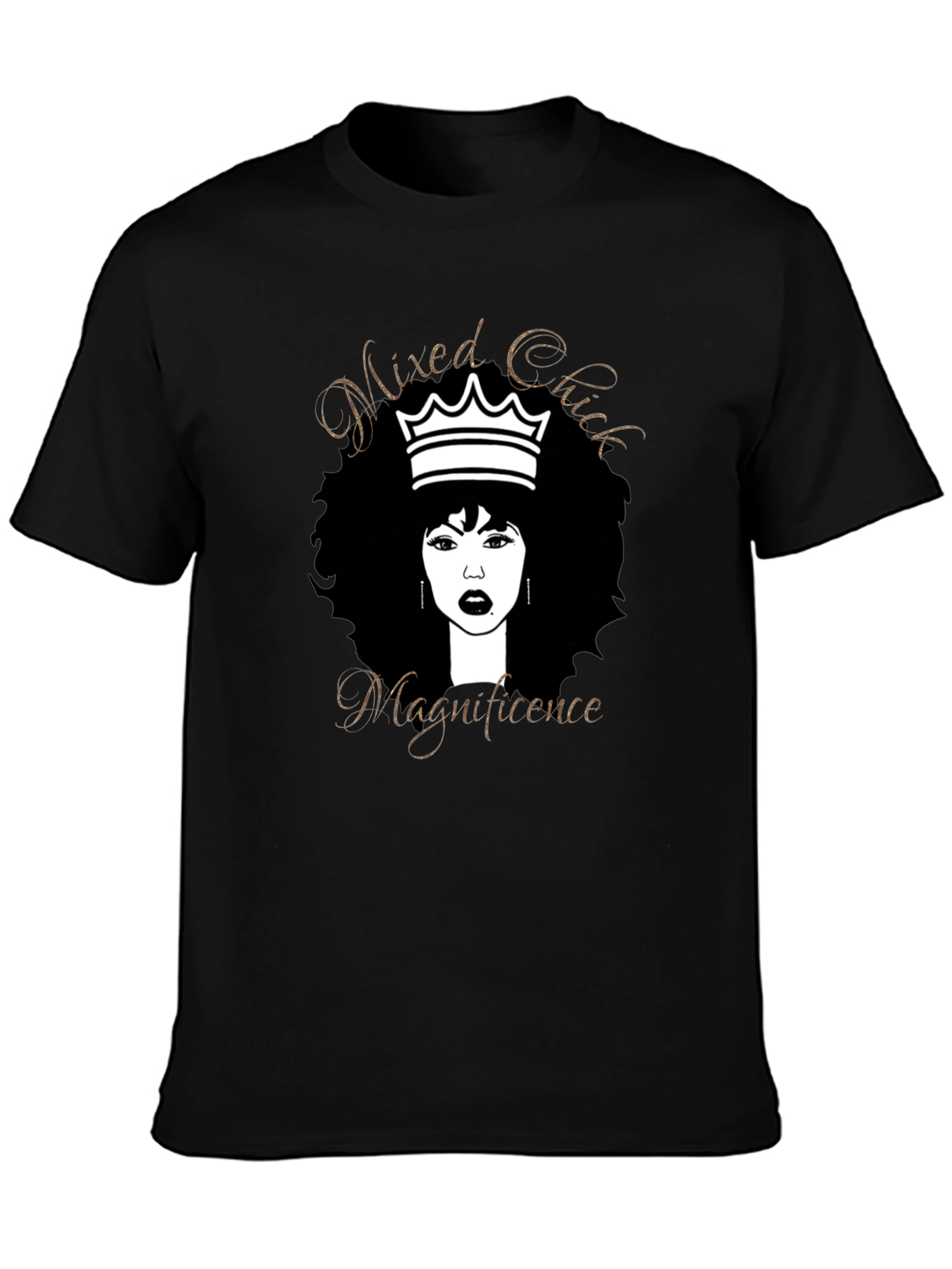 Mixed Chick Magnificence Black T-Shirt