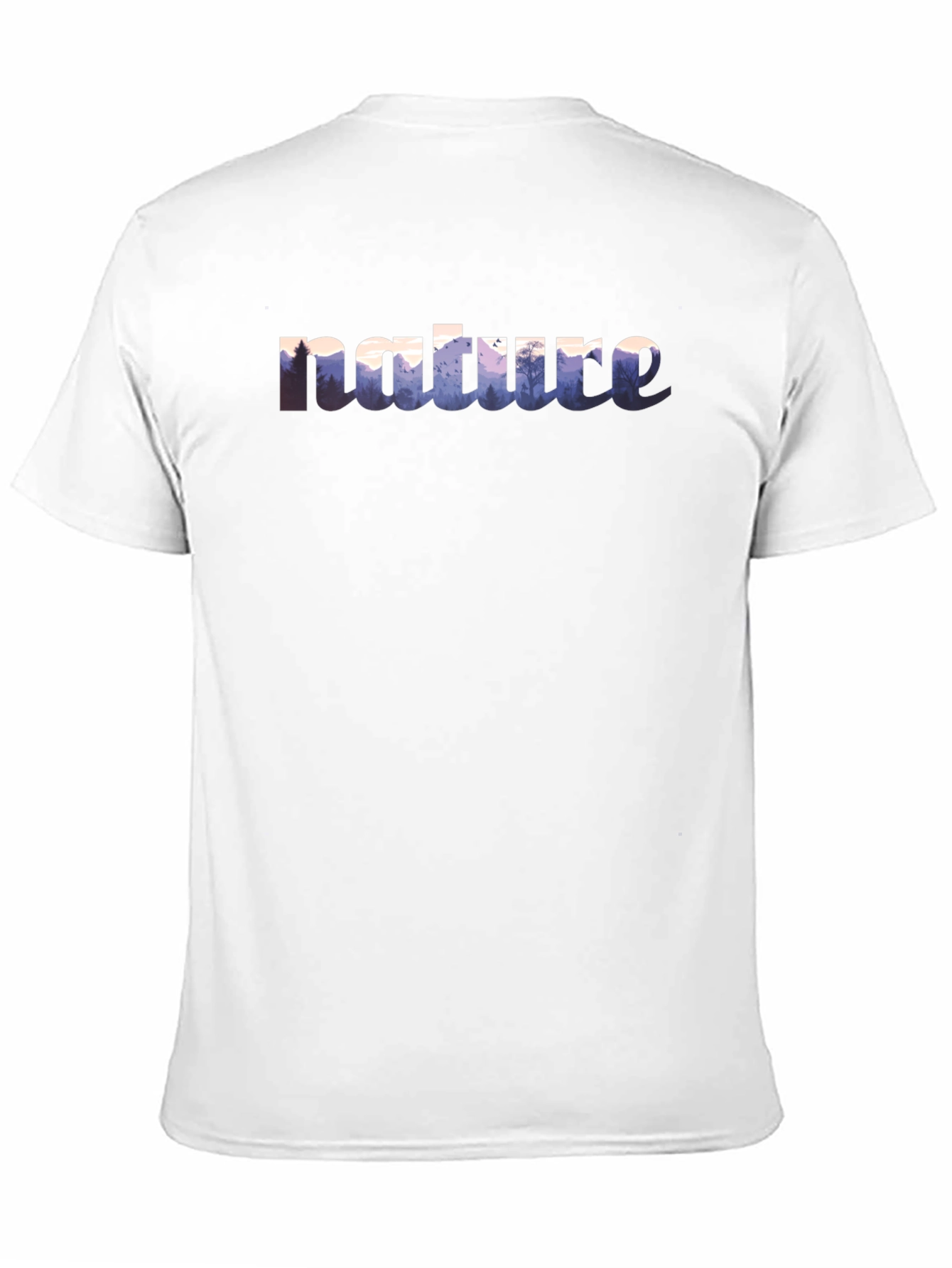 Nature Graphic Black T-Shirt