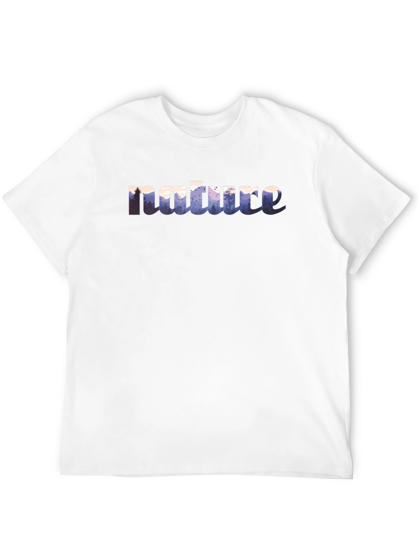 Nature Graphic Black T-Shirt