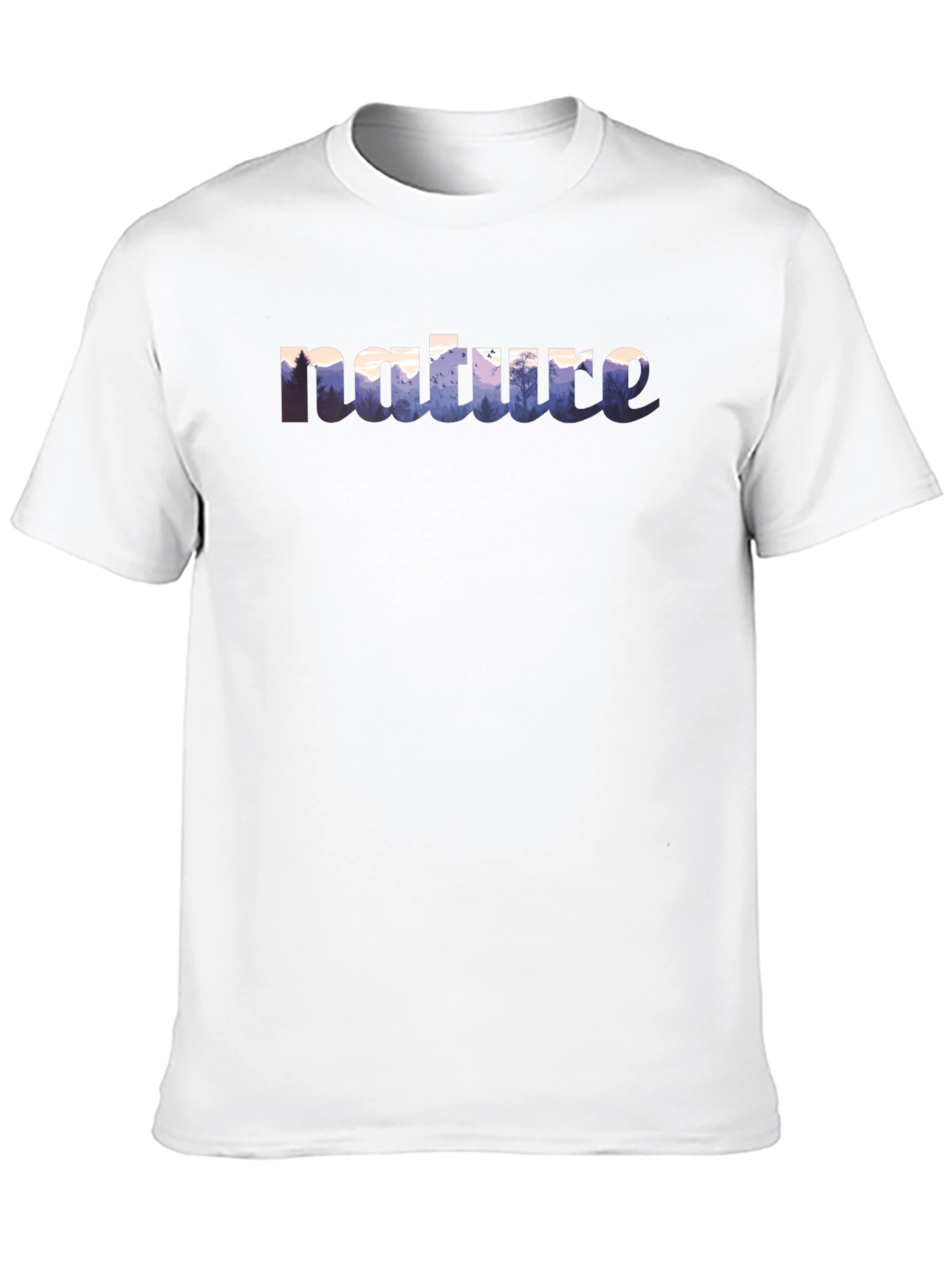Nature Graphic Black T-Shirt