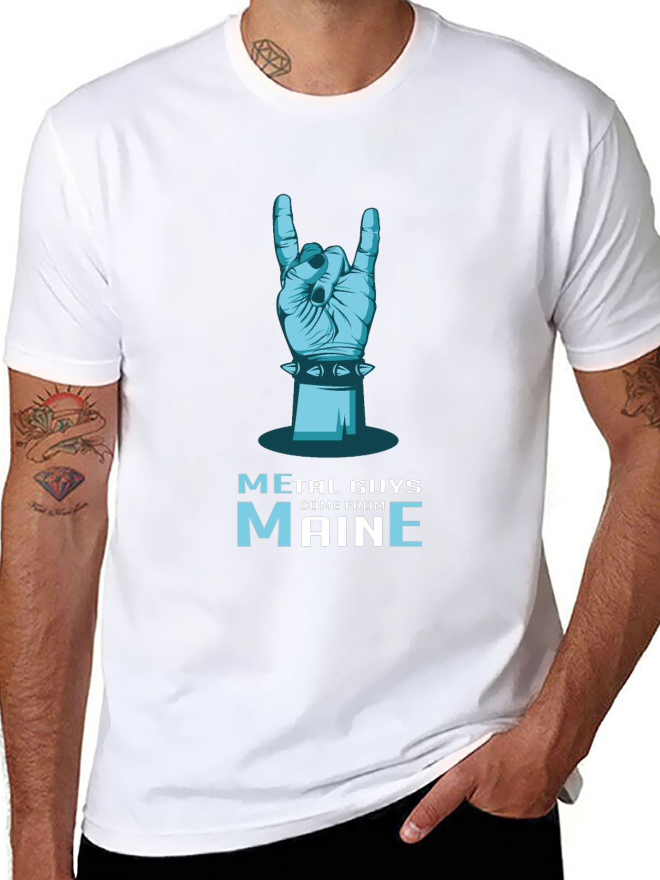 Metal Guys from Maine Graphic T-Shirt