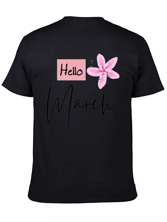 Hello March Graphic T-Shirt