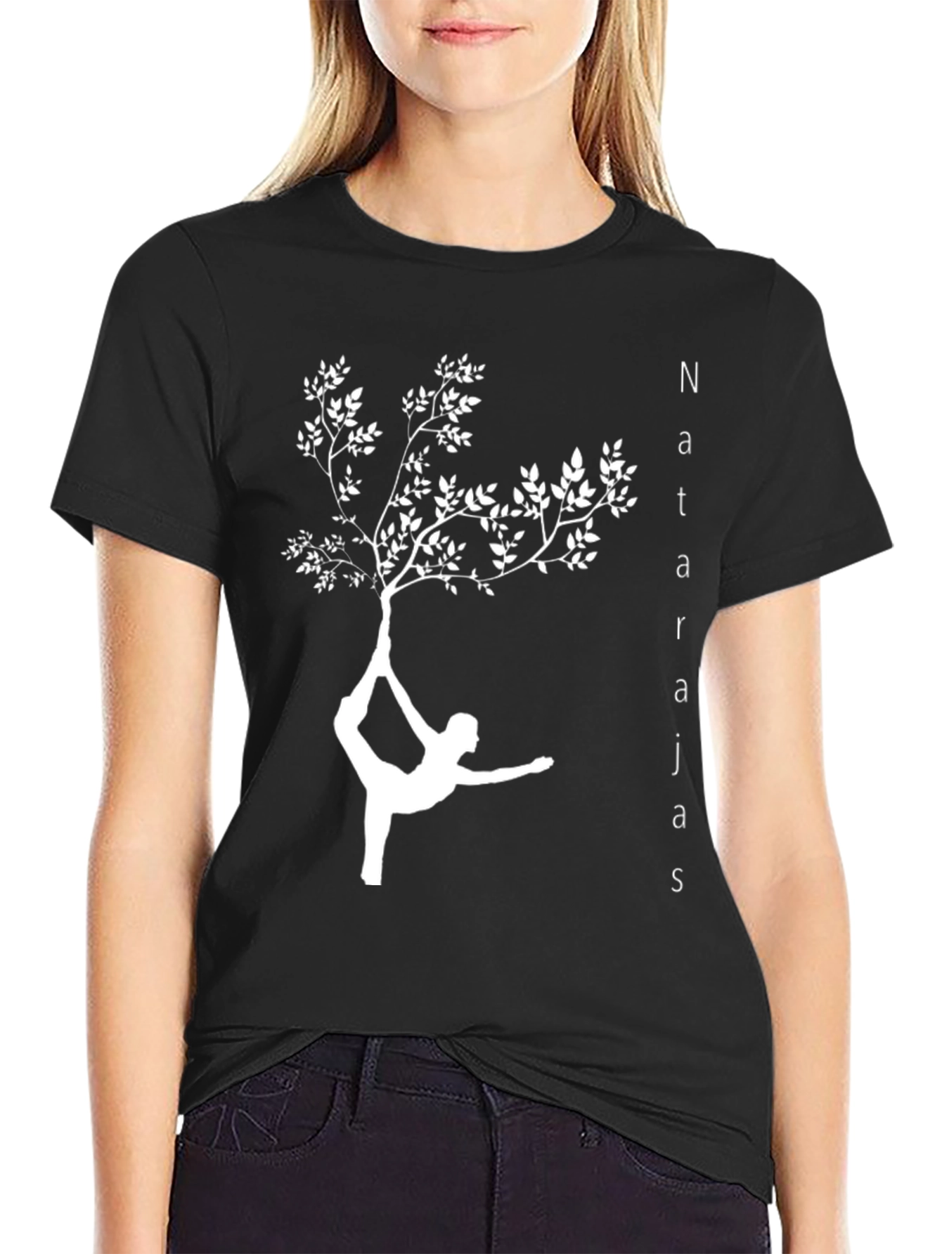 Yoga Tree Pose T-Shirt - Natarajasana Tree Graphic