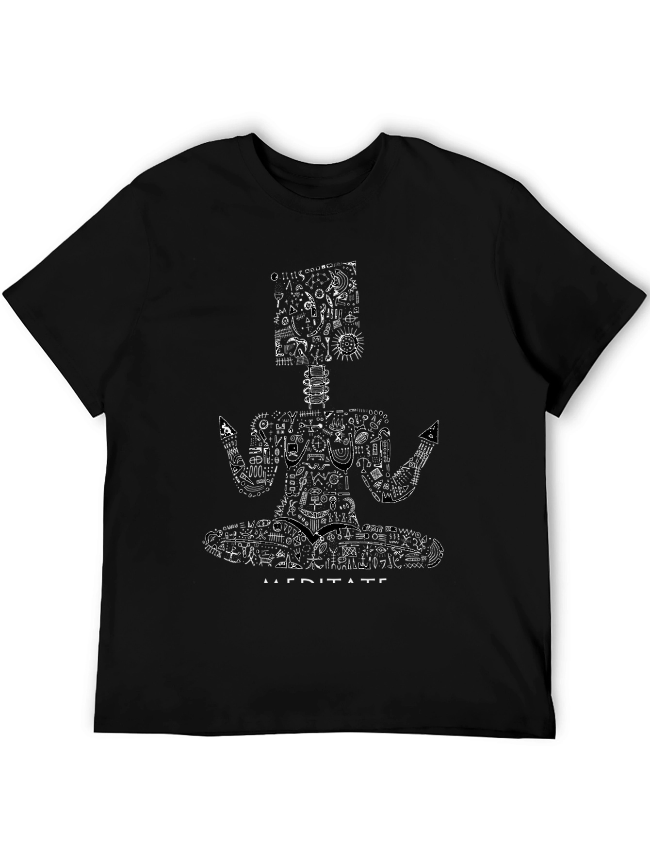 Meditate Graphic T-Shirt - Relax & Focus