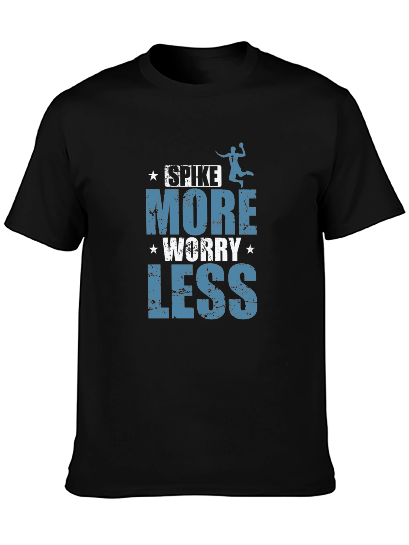Spike More Worry Less Graphic T-Shirt