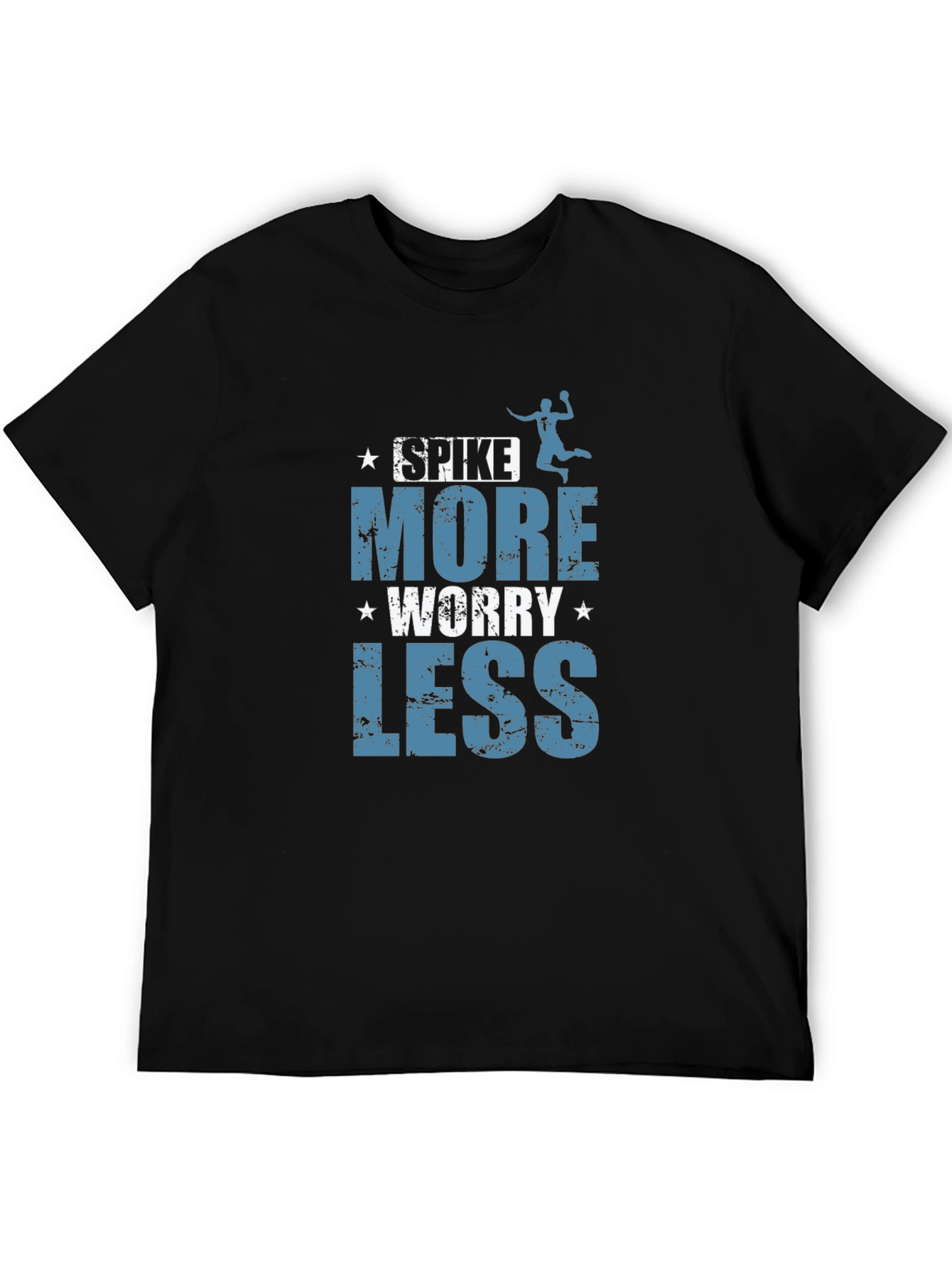 Spike More Worry Less Graphic T-Shirt