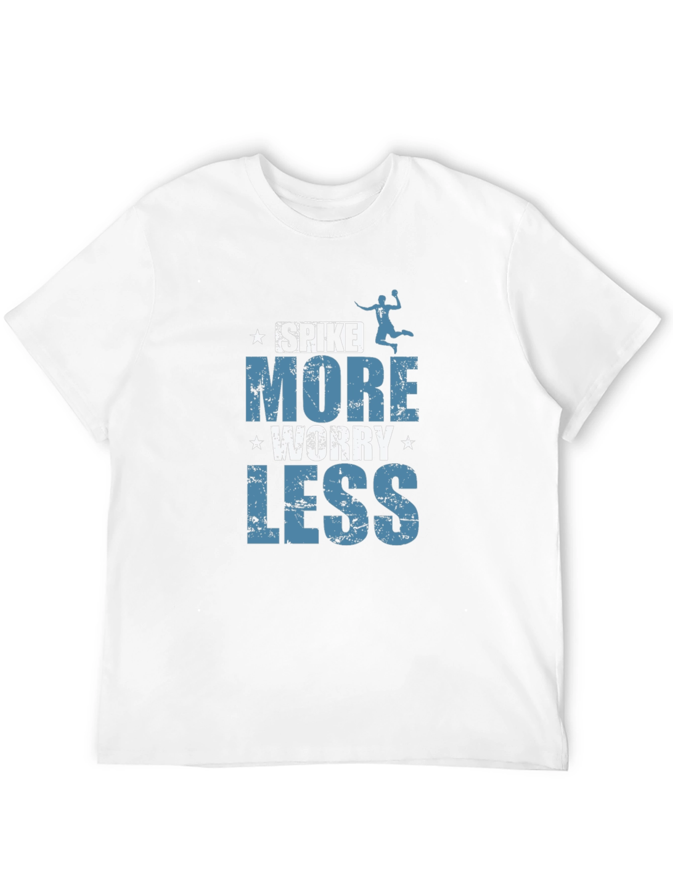 Spike More Worry Less Graphic T-Shirt