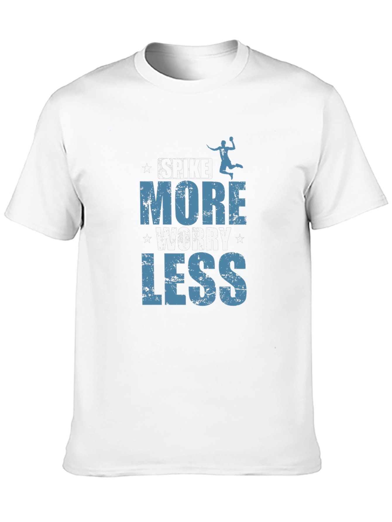 Spike More Worry Less Graphic T-Shirt