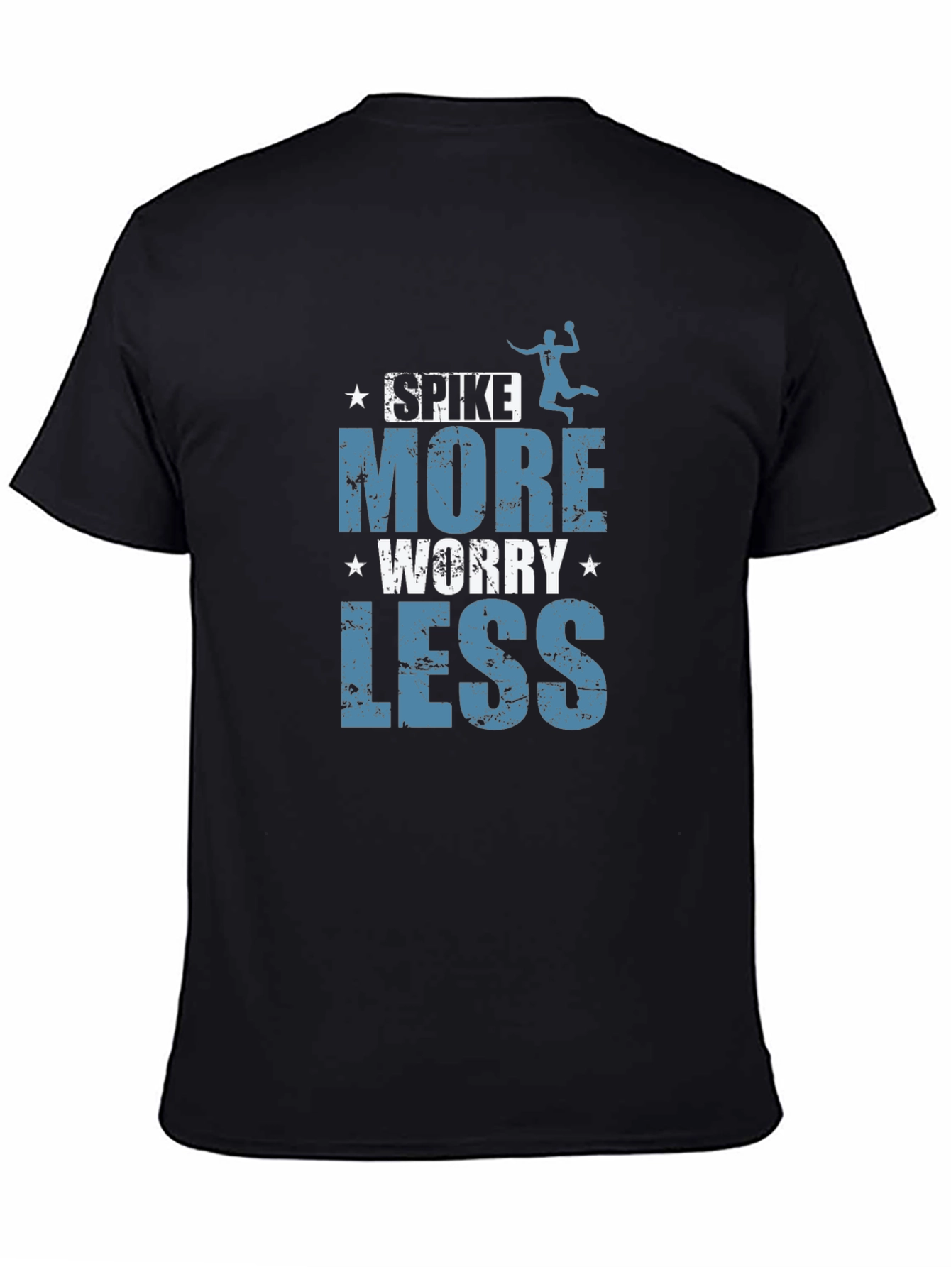 Spike More Worry Less Graphic T-Shirt