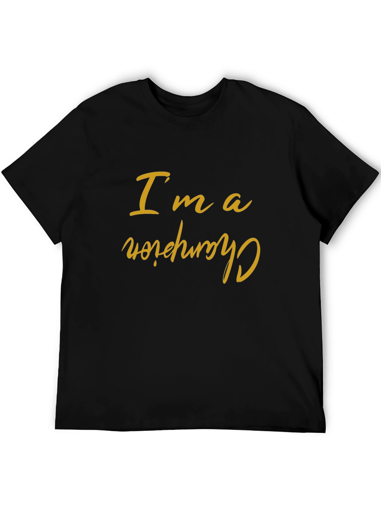 Im a Champion Graphic T-Shirt - Black