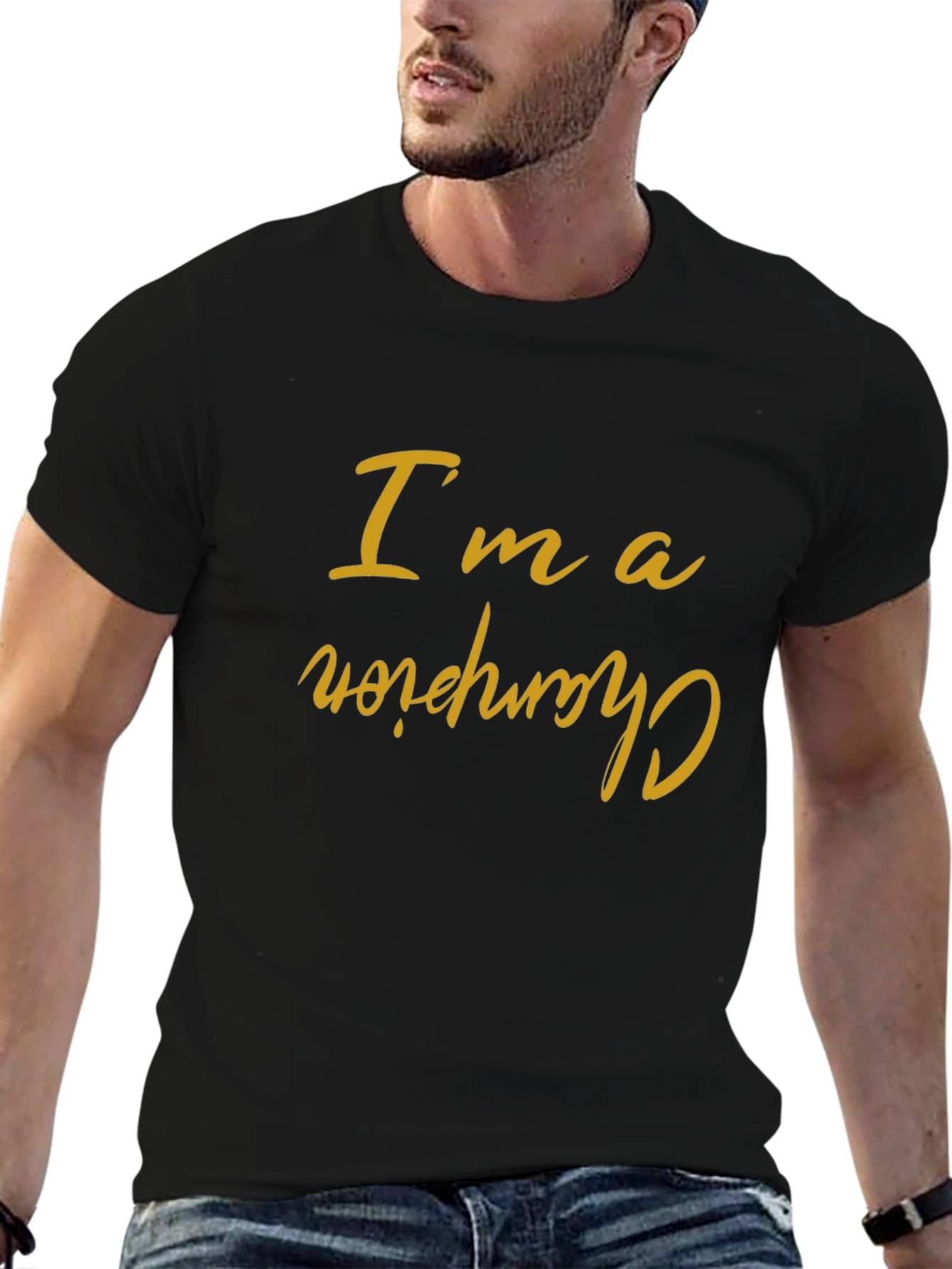 Im a Champion Graphic T-Shirt - Black