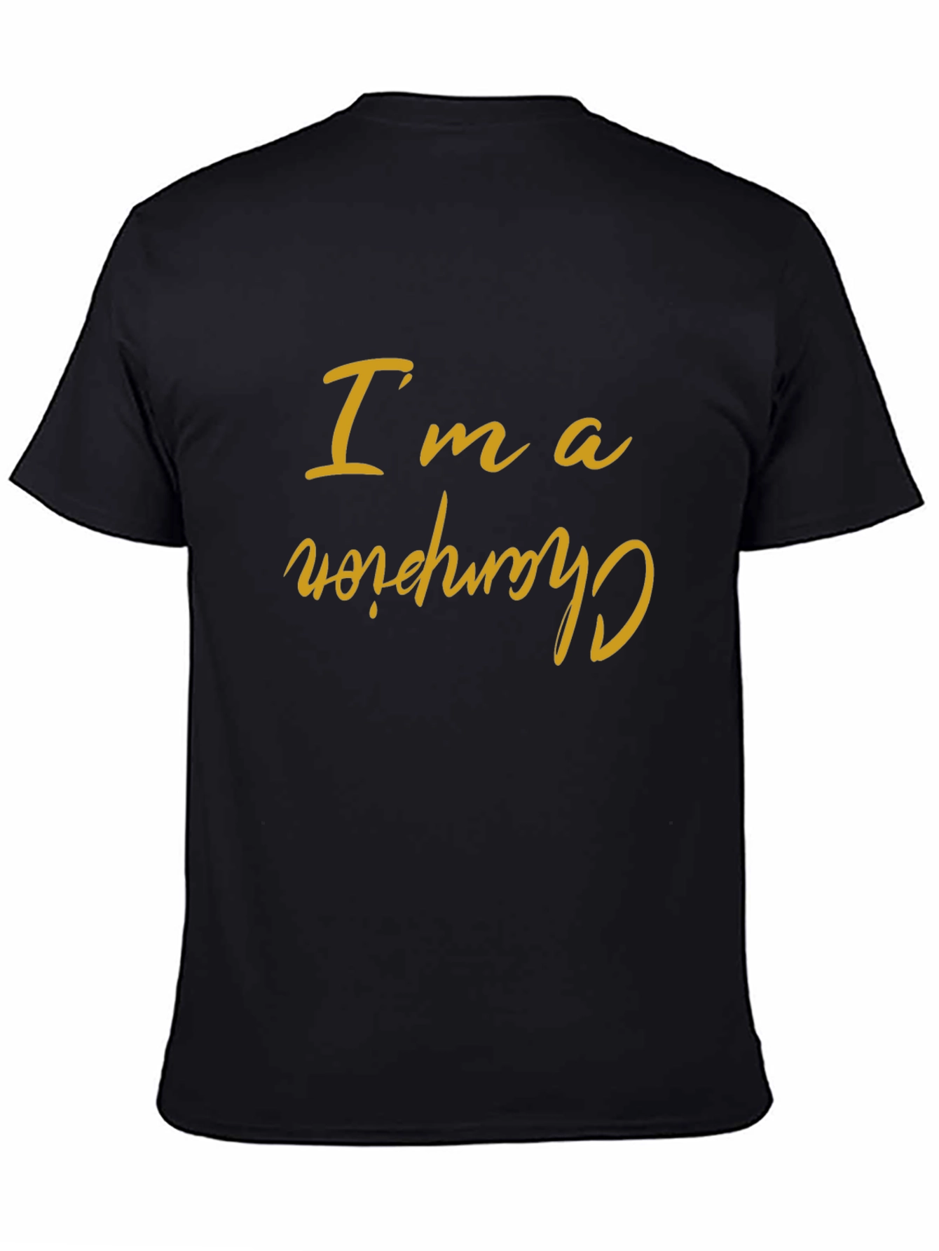 Im a Champion Graphic T-Shirt - Black