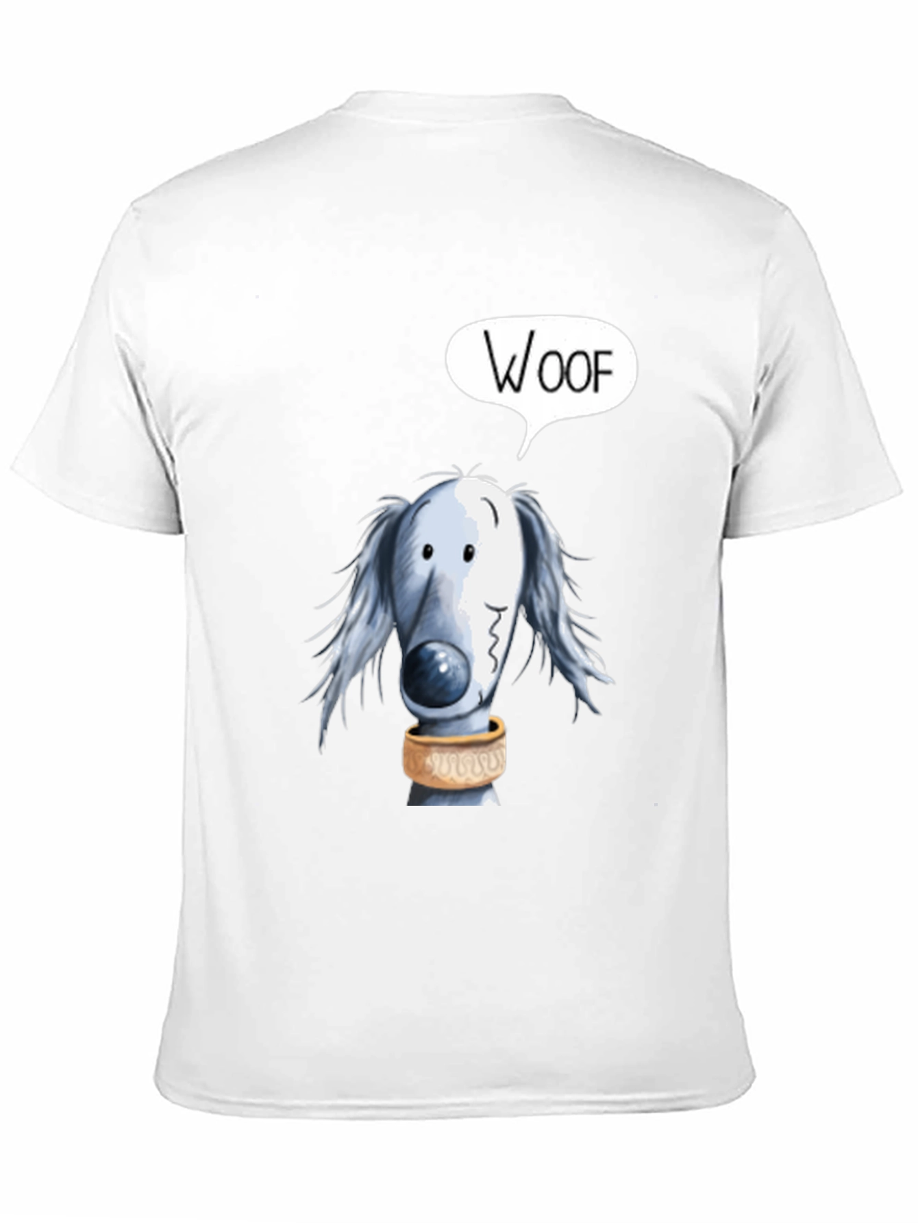 Woof Dog Graphic Tee - Soft Cotton Black T-Shirt