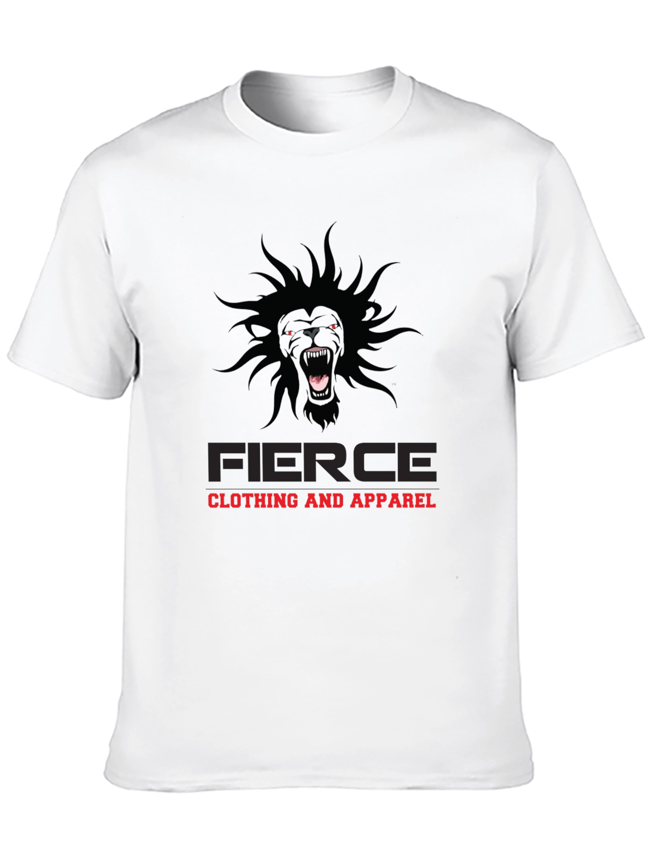 Fierce Clothing Graphic Tee - Black Lion