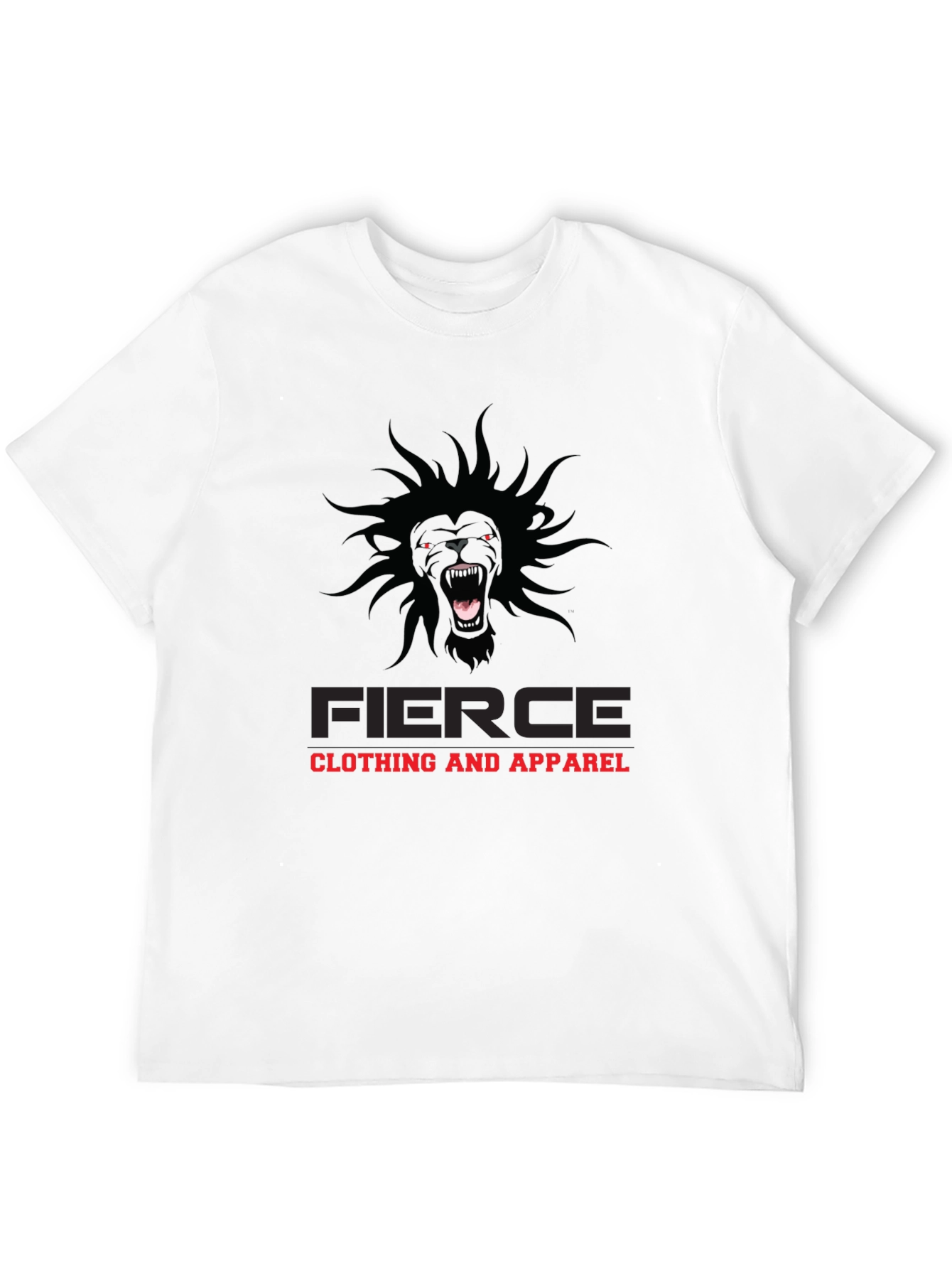 Fierce Clothing Graphic Tee - Black Lion