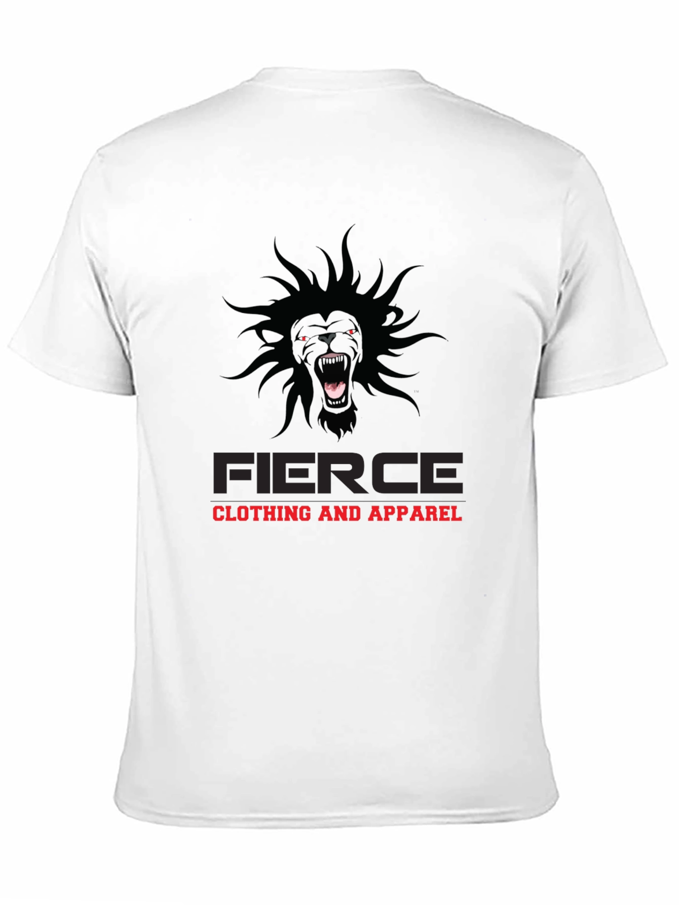 Fierce Clothing Graphic Tee - Black Lion