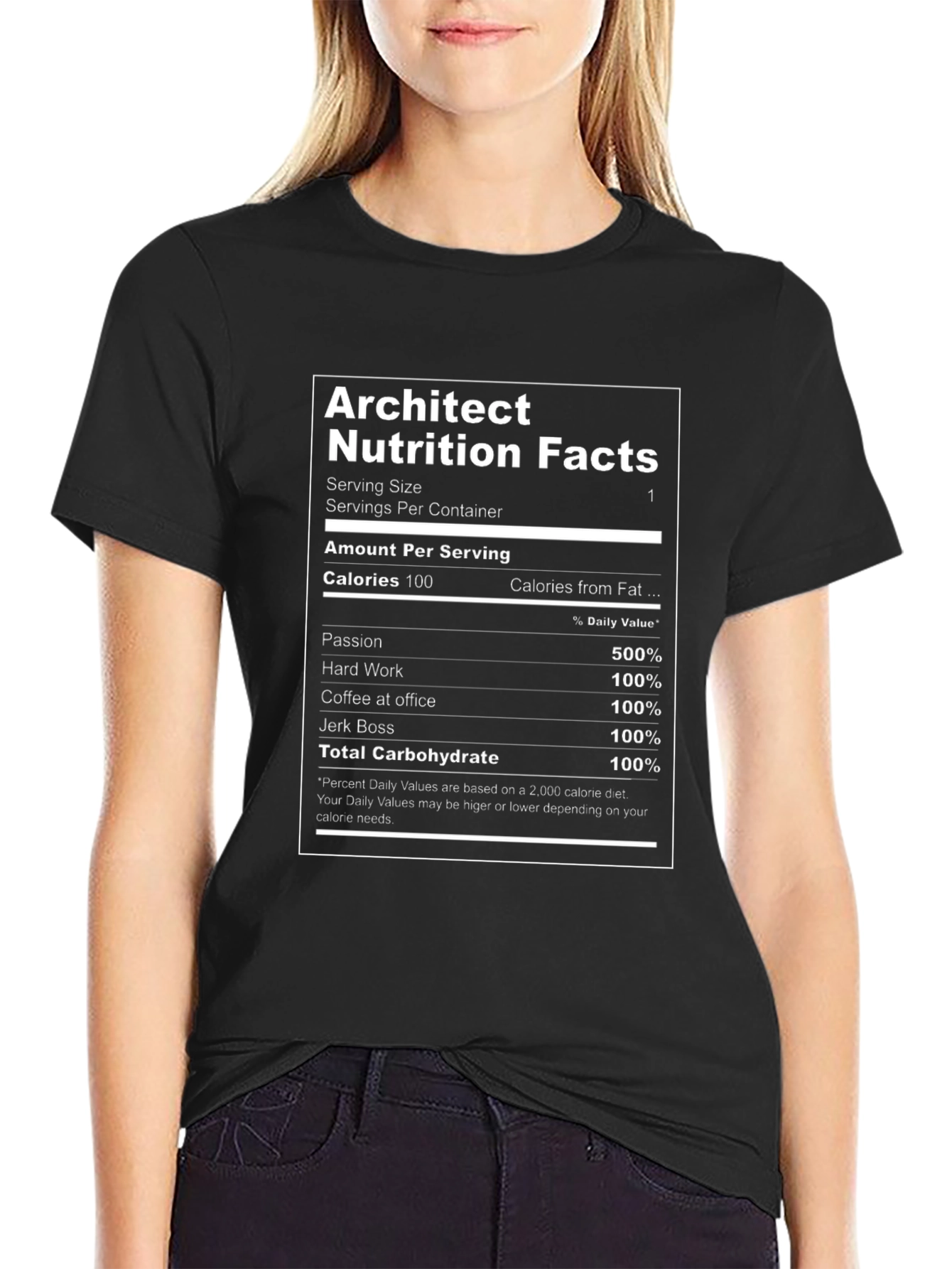 Architect Nutrition Facts T-Shirt