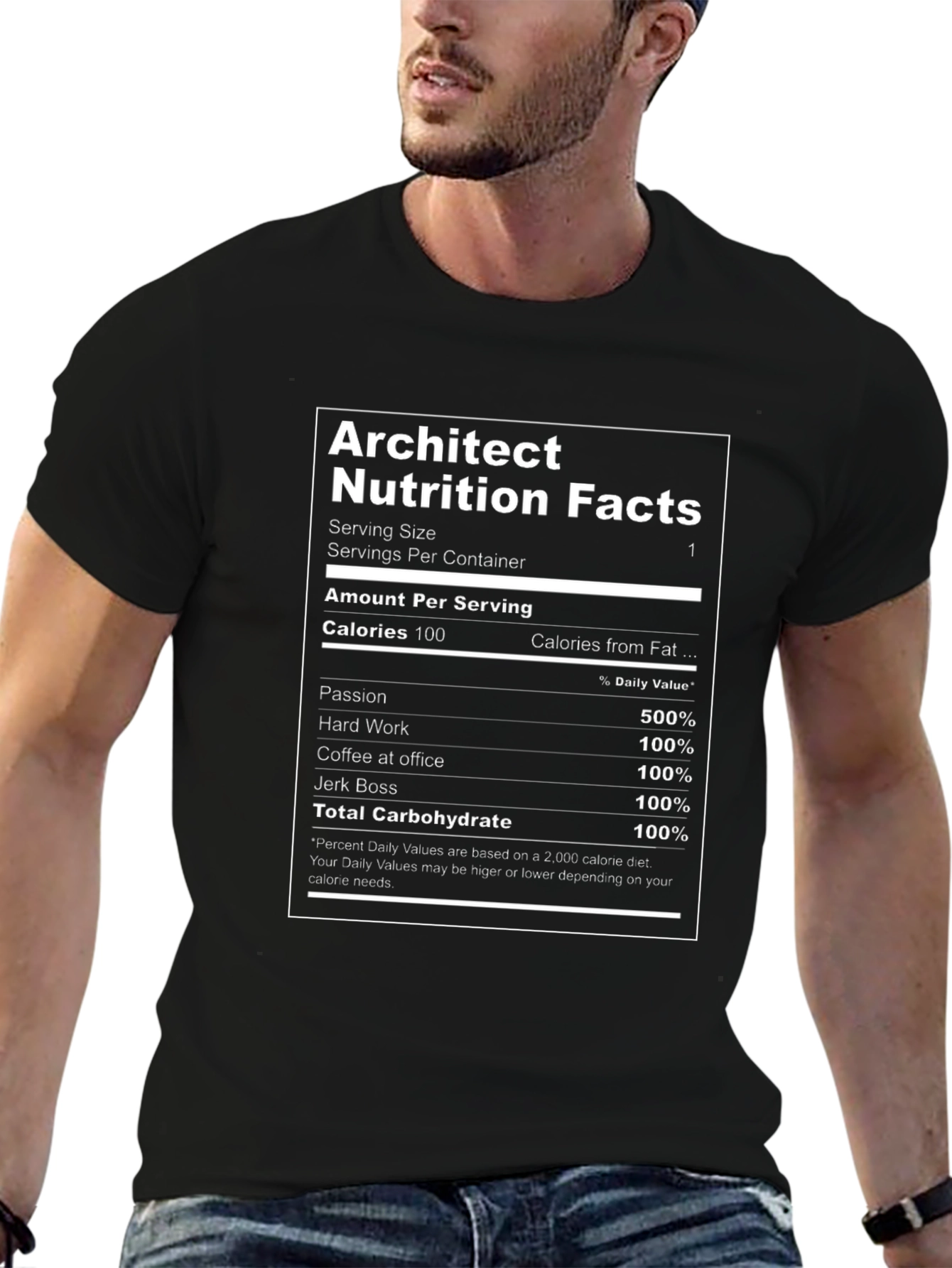 Architect Nutrition Facts T-Shirt
