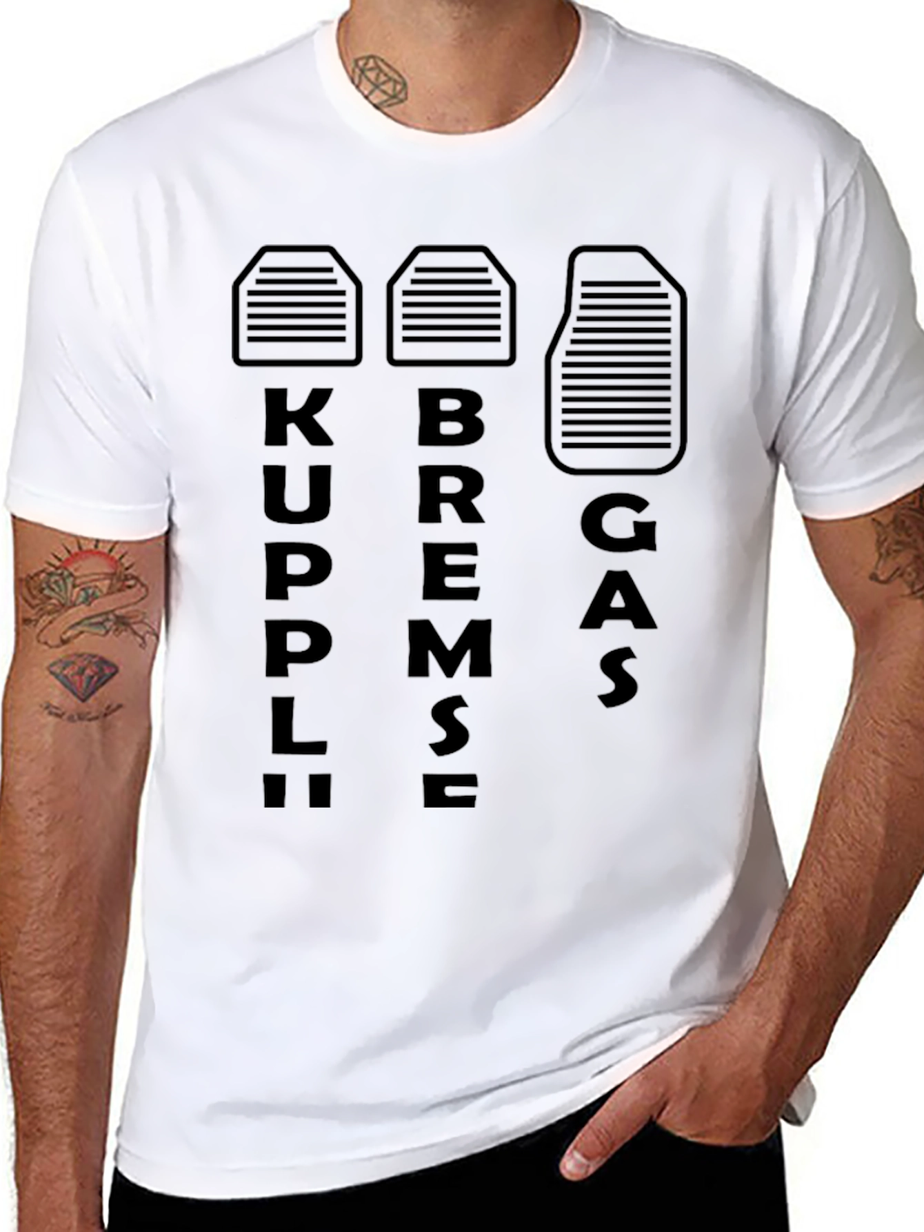 Kupplung Bremse Gas T-Shirt