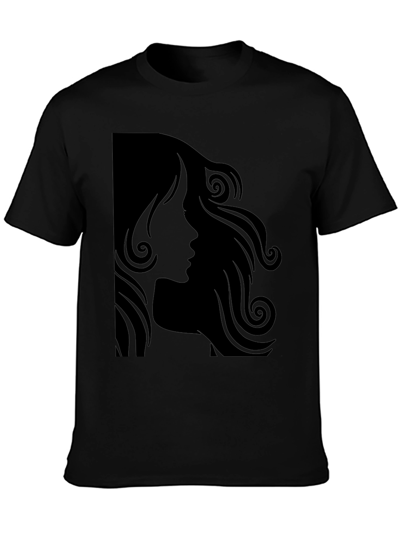 Silhouette Hairstyle T-Shirt - Modern Graphic Tee