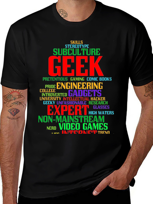 Geek Subculture Graphic T-Shirt