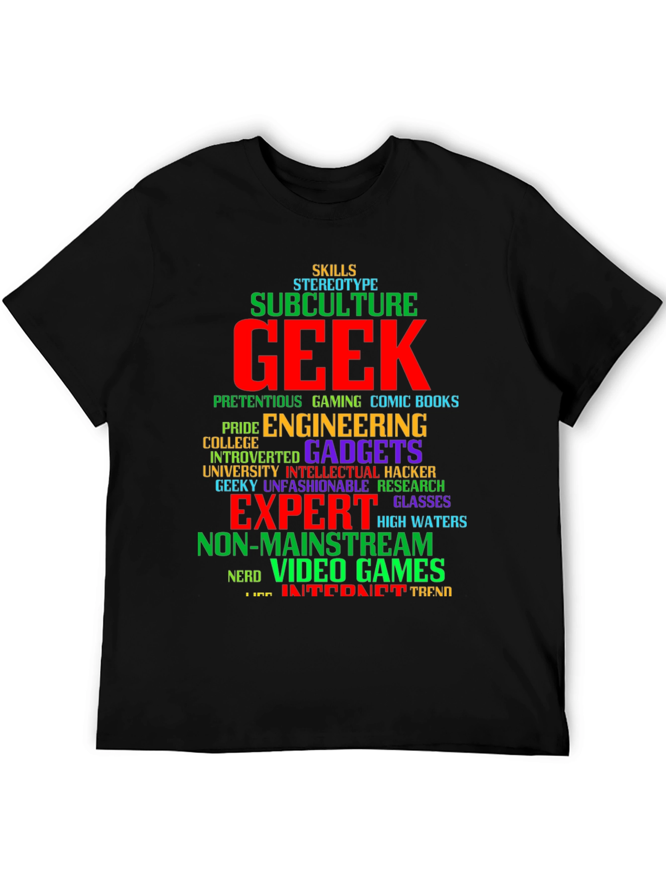 Geek Subculture Graphic T-Shirt