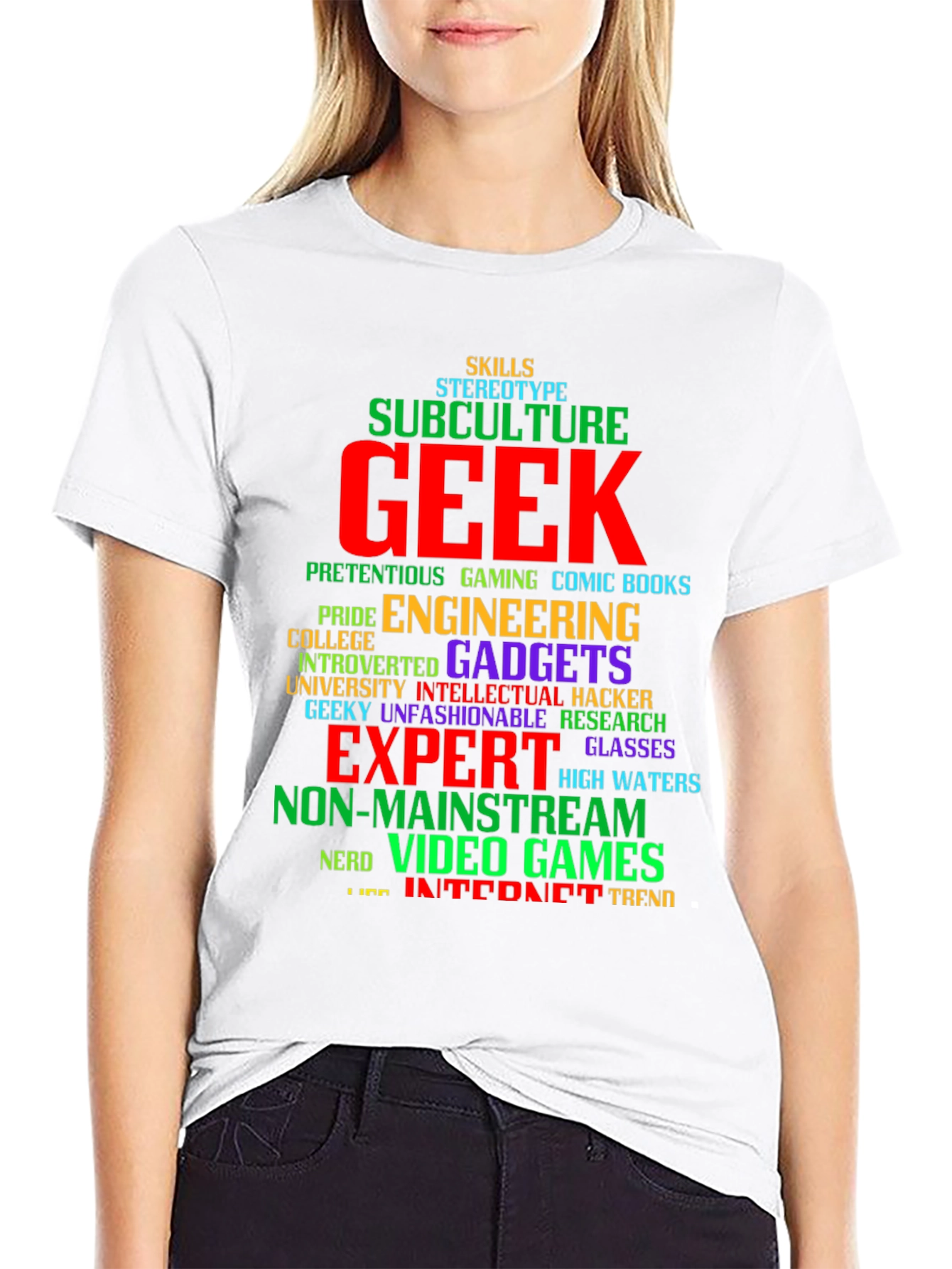 Geek Subculture Graphic T-Shirt