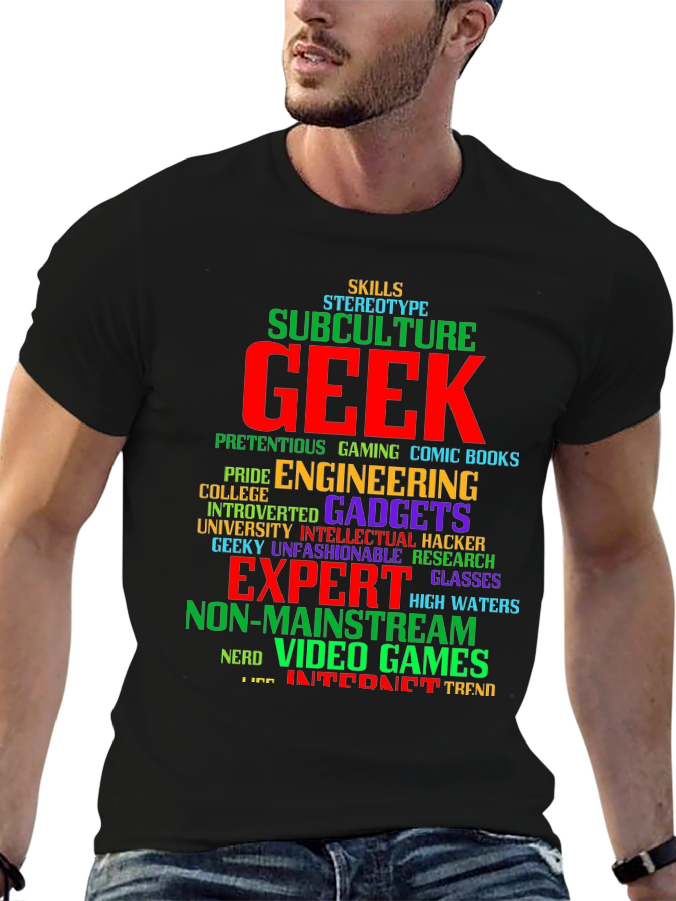 Geek Subculture Graphic T-Shirt