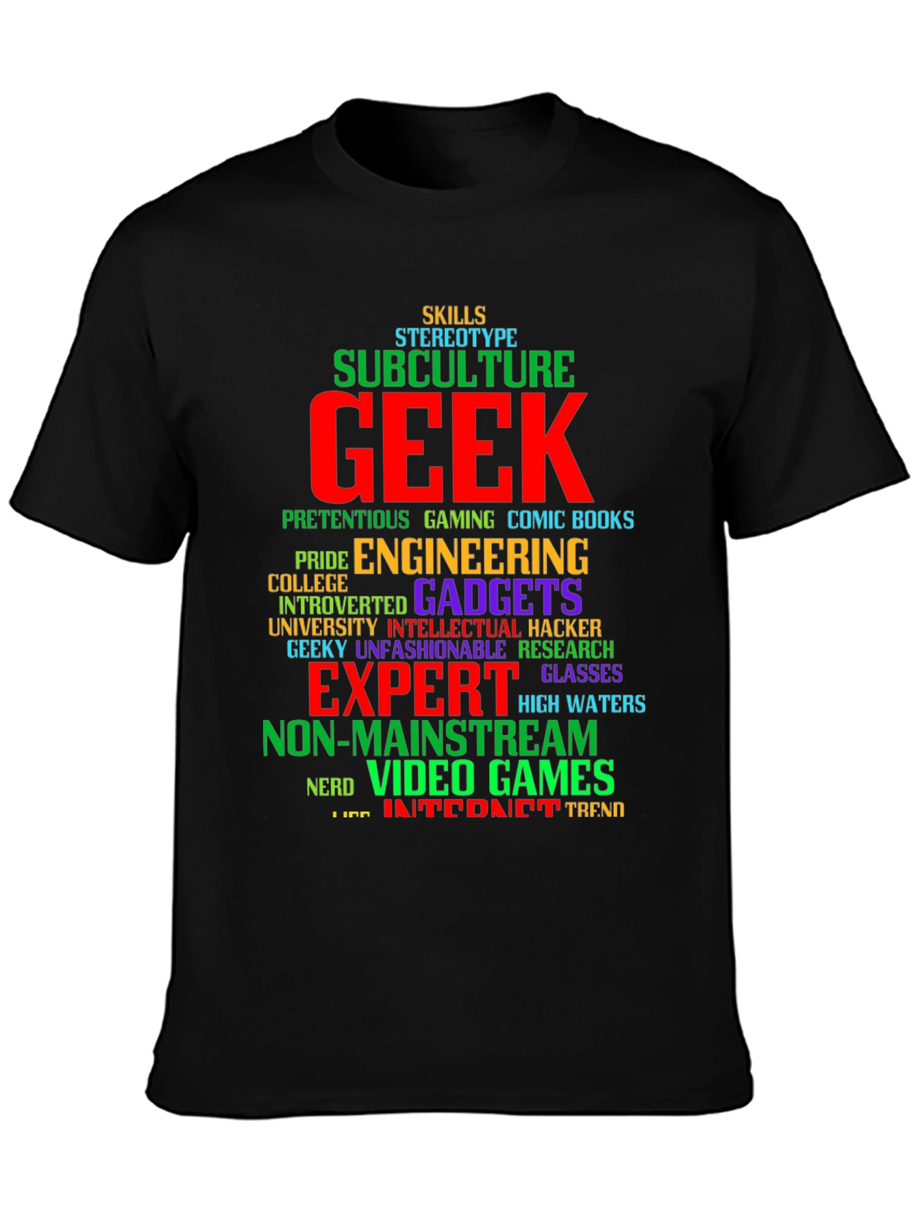 Geek Subculture Graphic T-Shirt