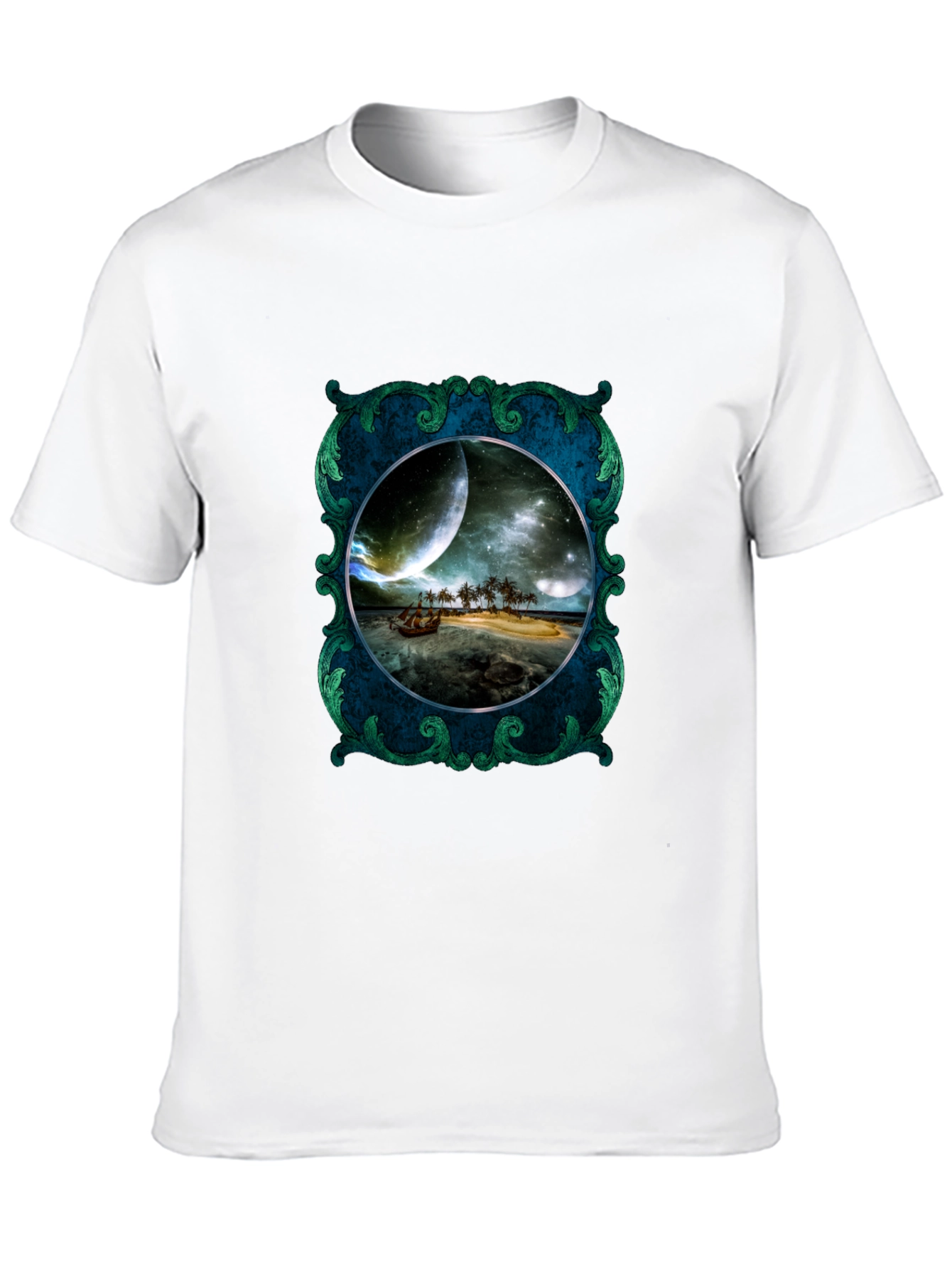 Fantasy Island Framed Graphic Tee
