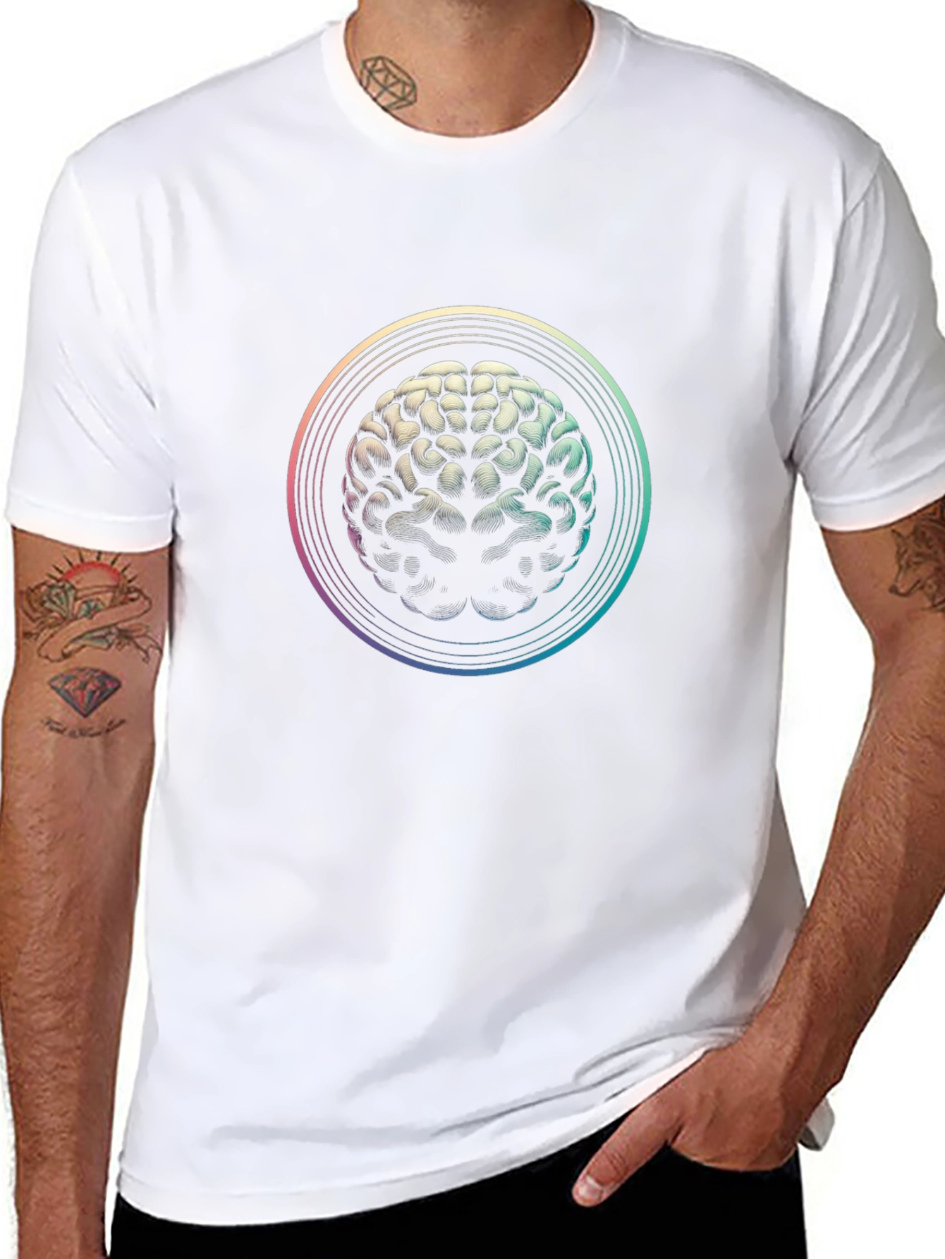Brain Graphic Tee - Mindful Fashion