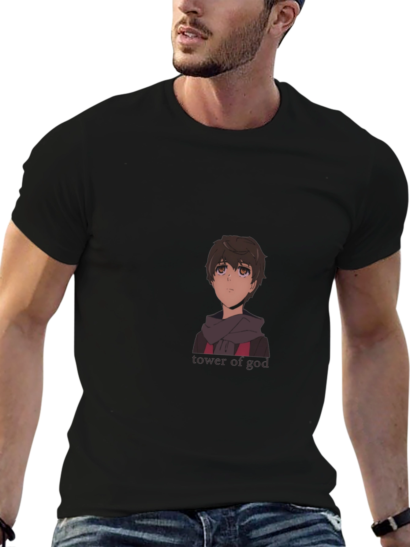 Tower of God Anime Graphic Black T-Shirt