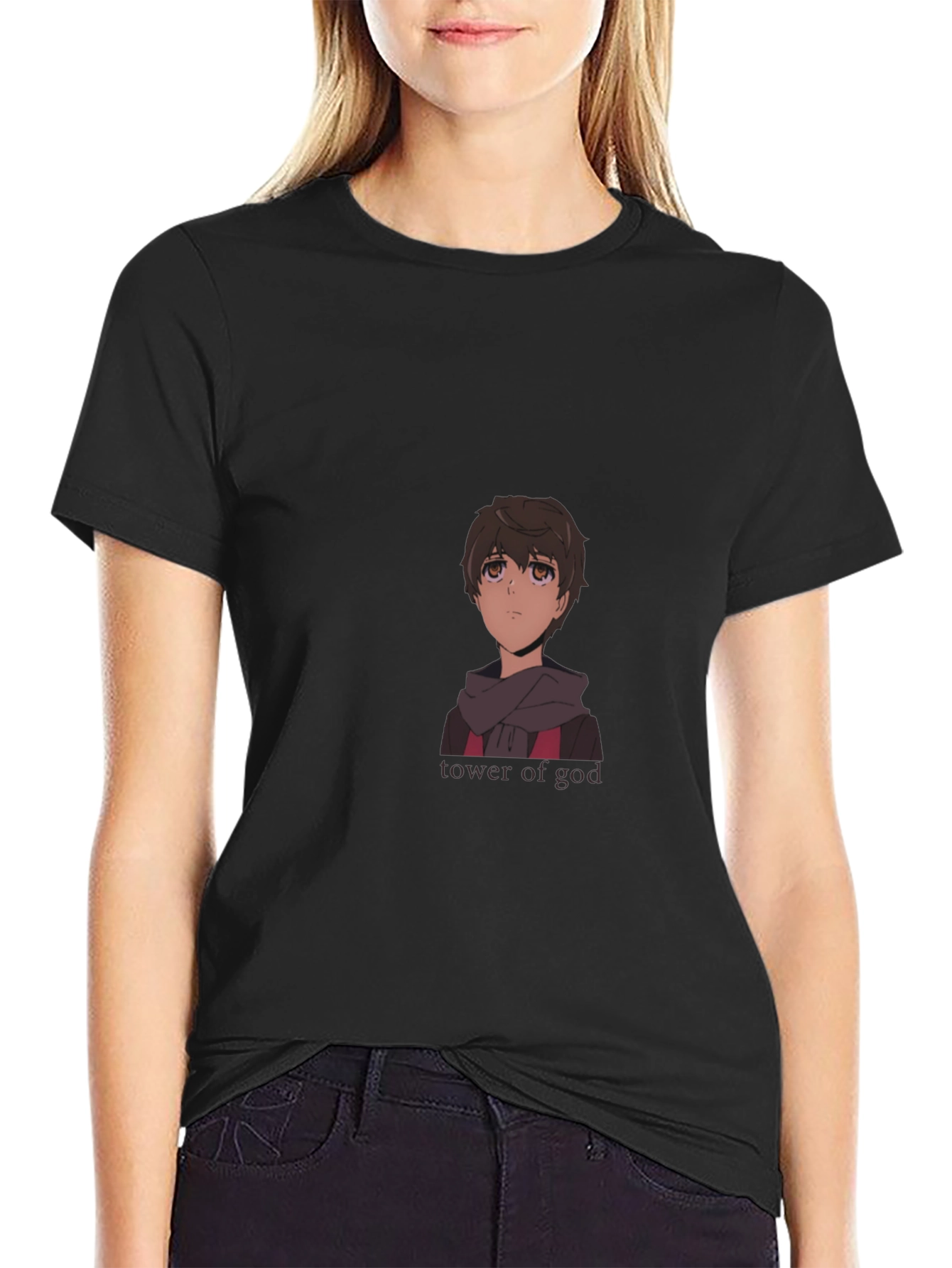 Tower of God Anime Graphic Black T-Shirt