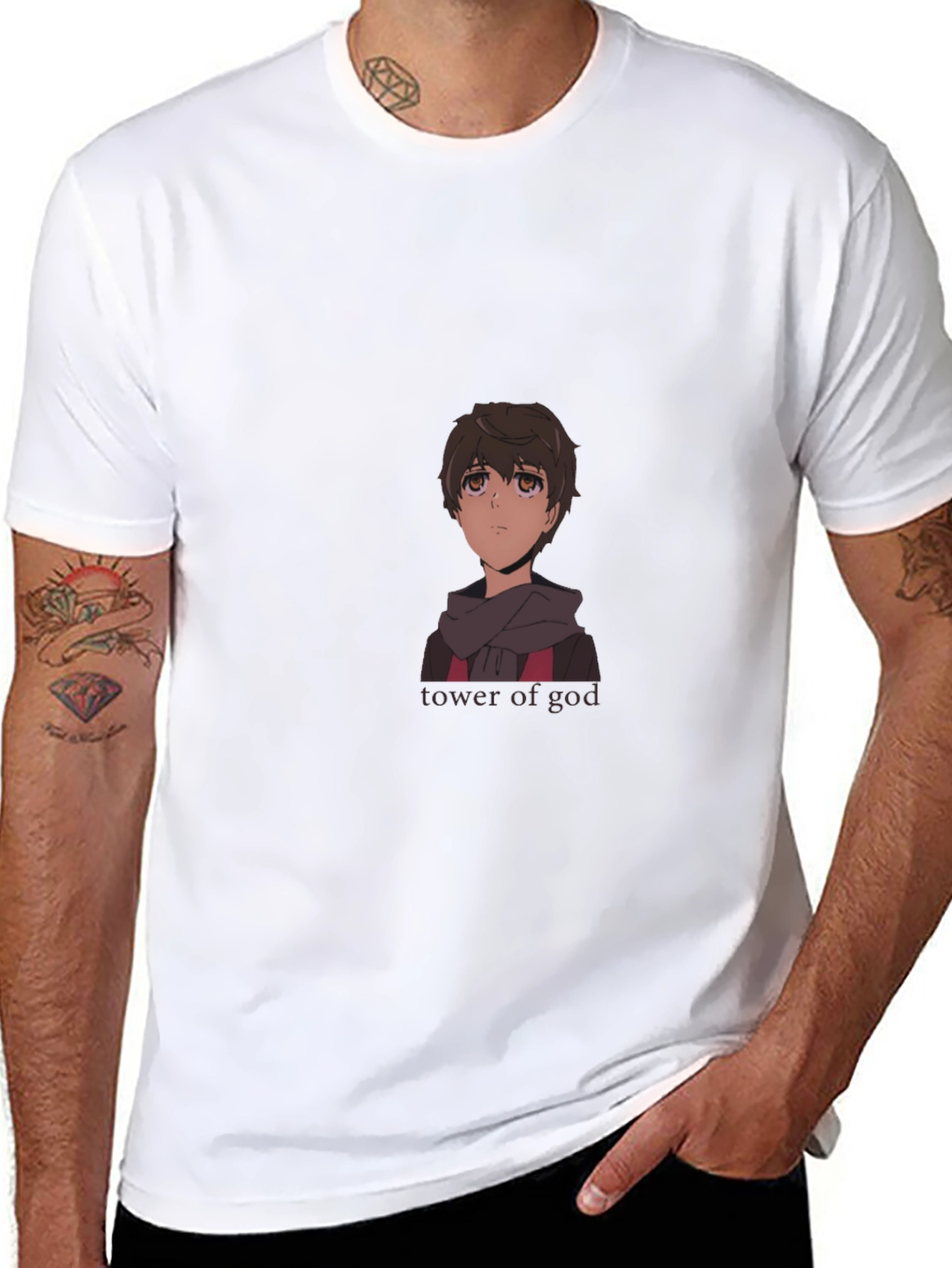 Tower of God Anime Graphic Black T-Shirt