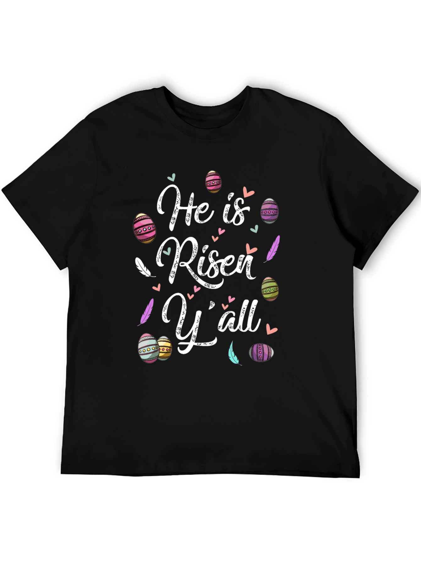 He is Risen Yall Easter Graphic T-Shirt