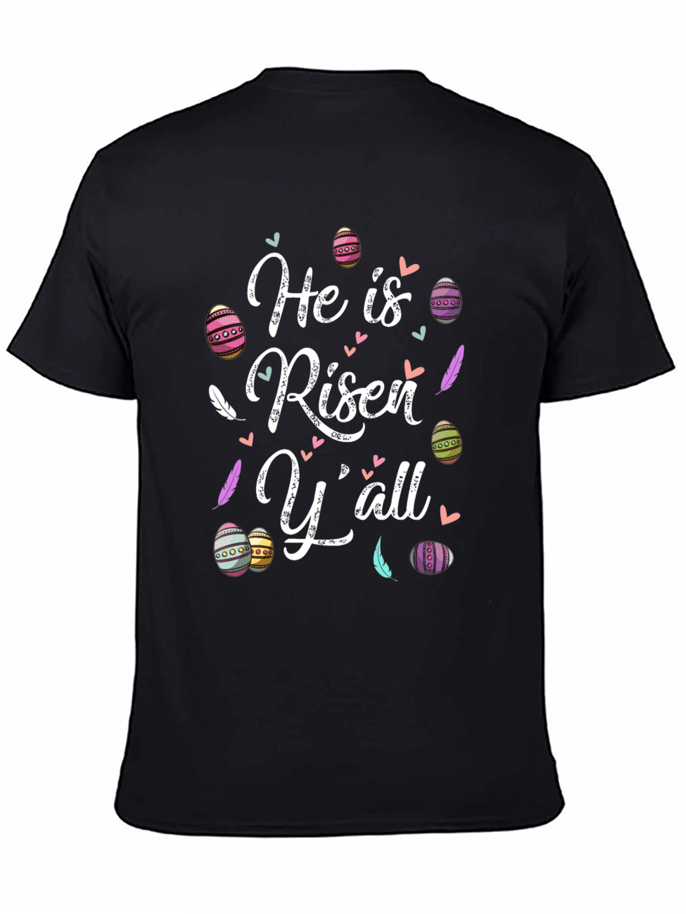 He is Risen Yall Easter Graphic T-Shirt