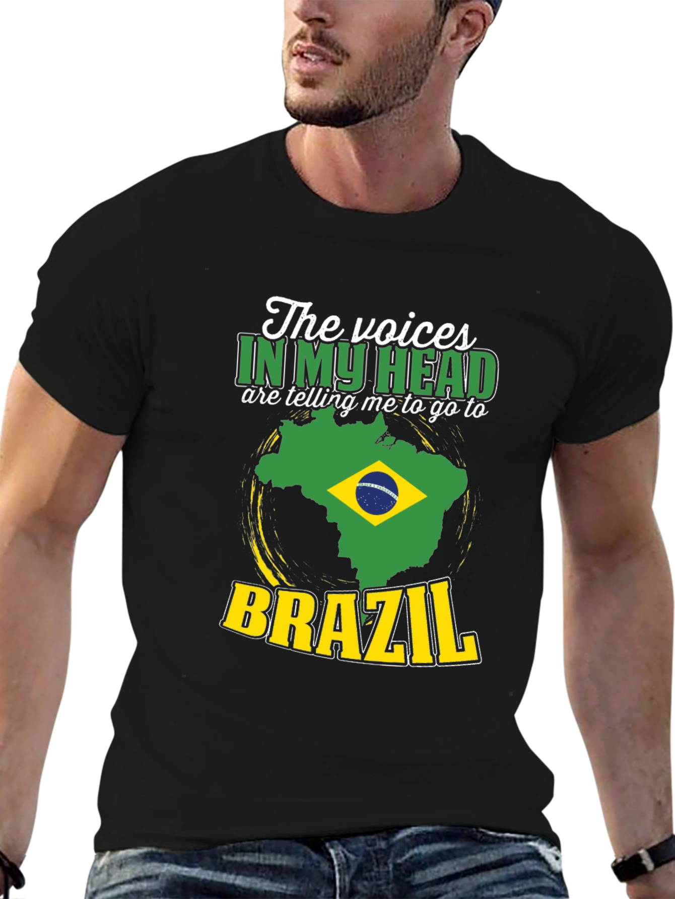 Brazil Calling Mens T-Shirt