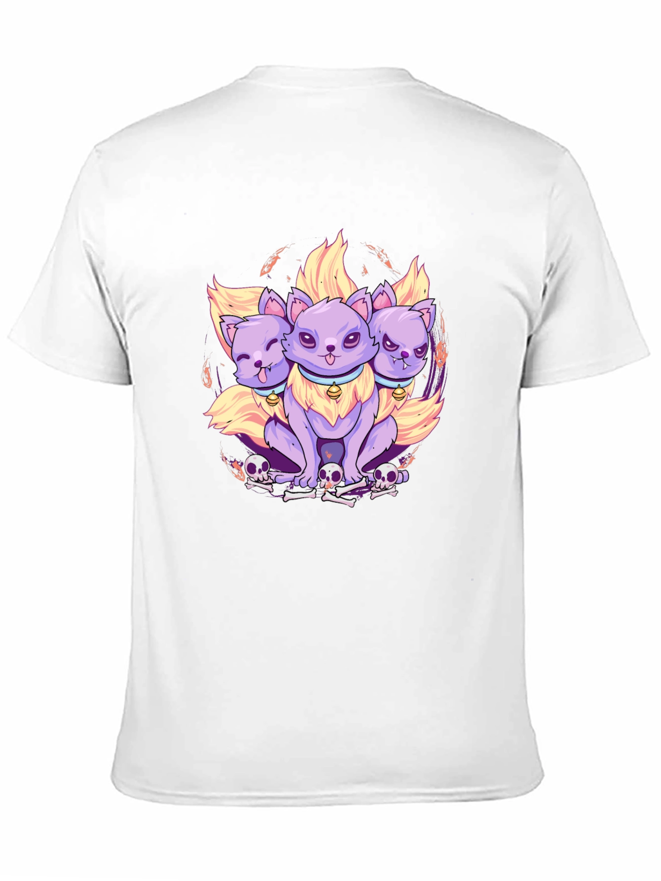 Three-Headed Cerberus Cat T-Shirt