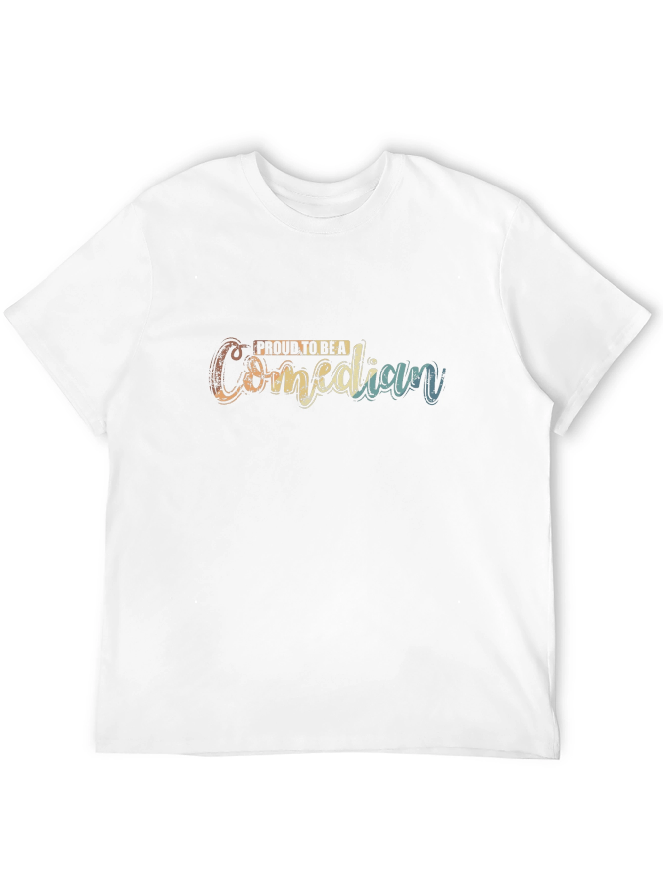 Proud Comedian Graphic Tee - Stylish Black T-Shirt