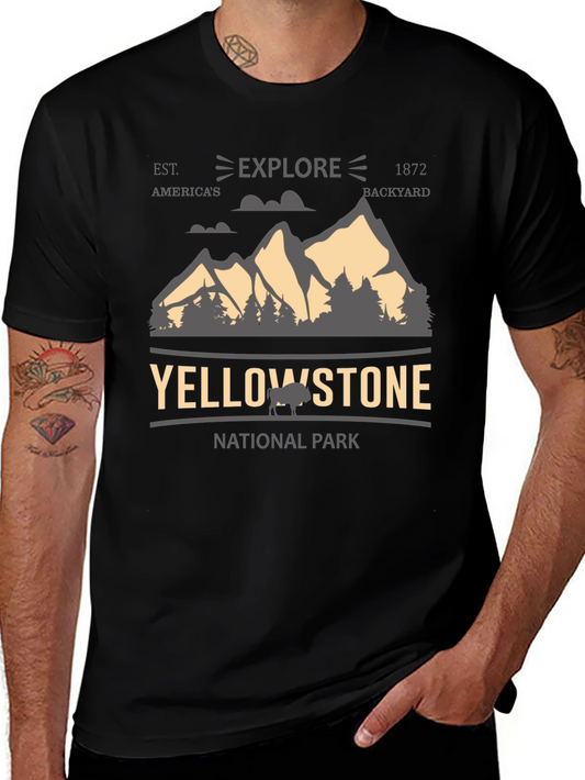 Yellowstone National Park Graphic Tee - Explore America
