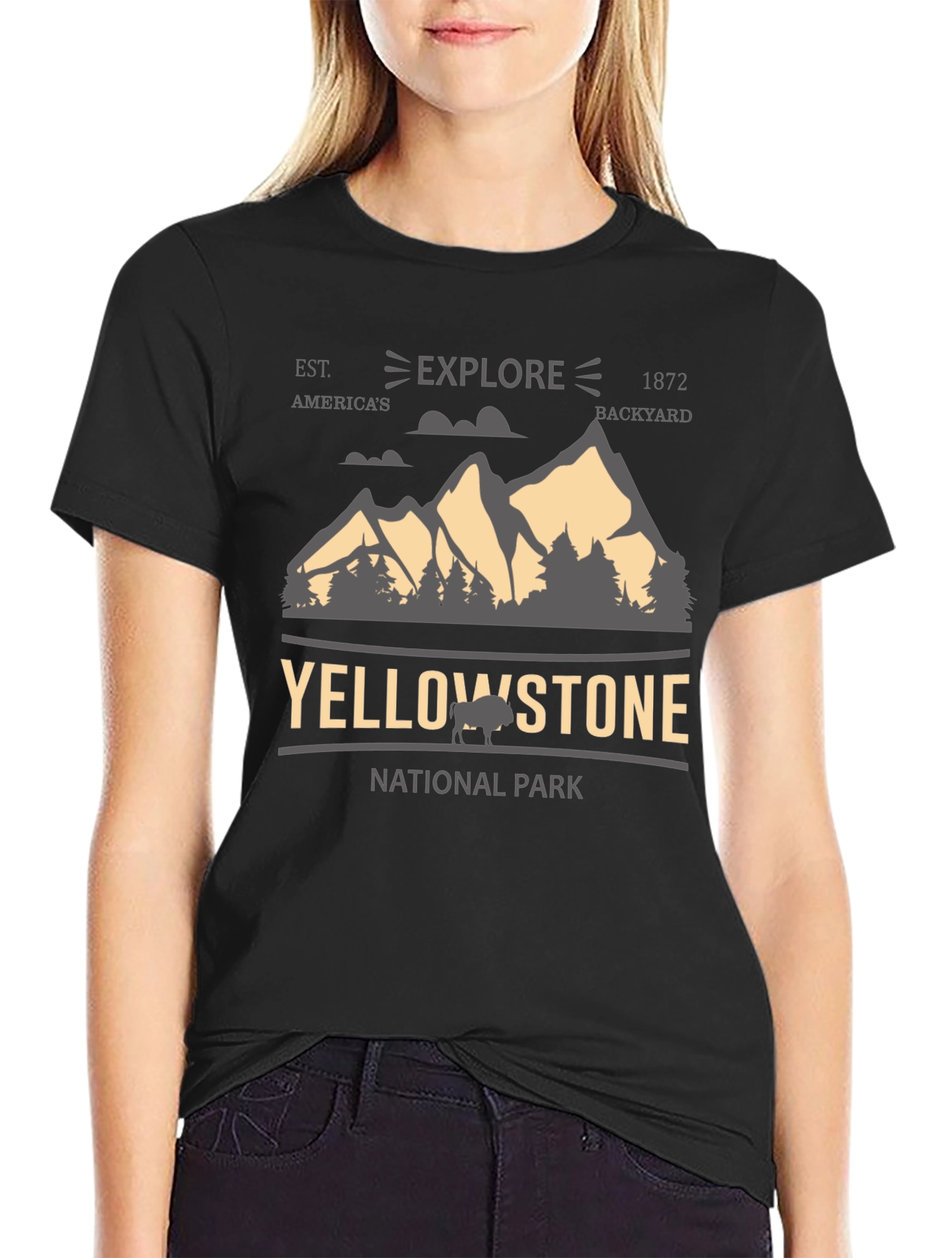 Yellowstone National Park Graphic Tee - Explore America