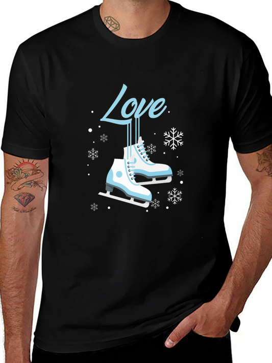 Love Ice Skating T-Shirt - Winter Sports Apparel