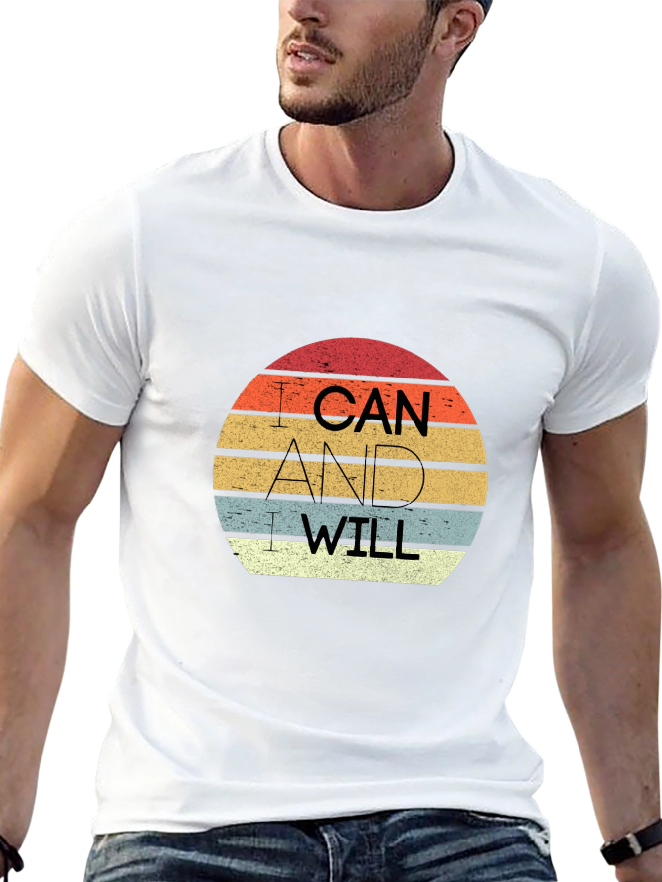 Retro I Can And I Will Graphic Tee