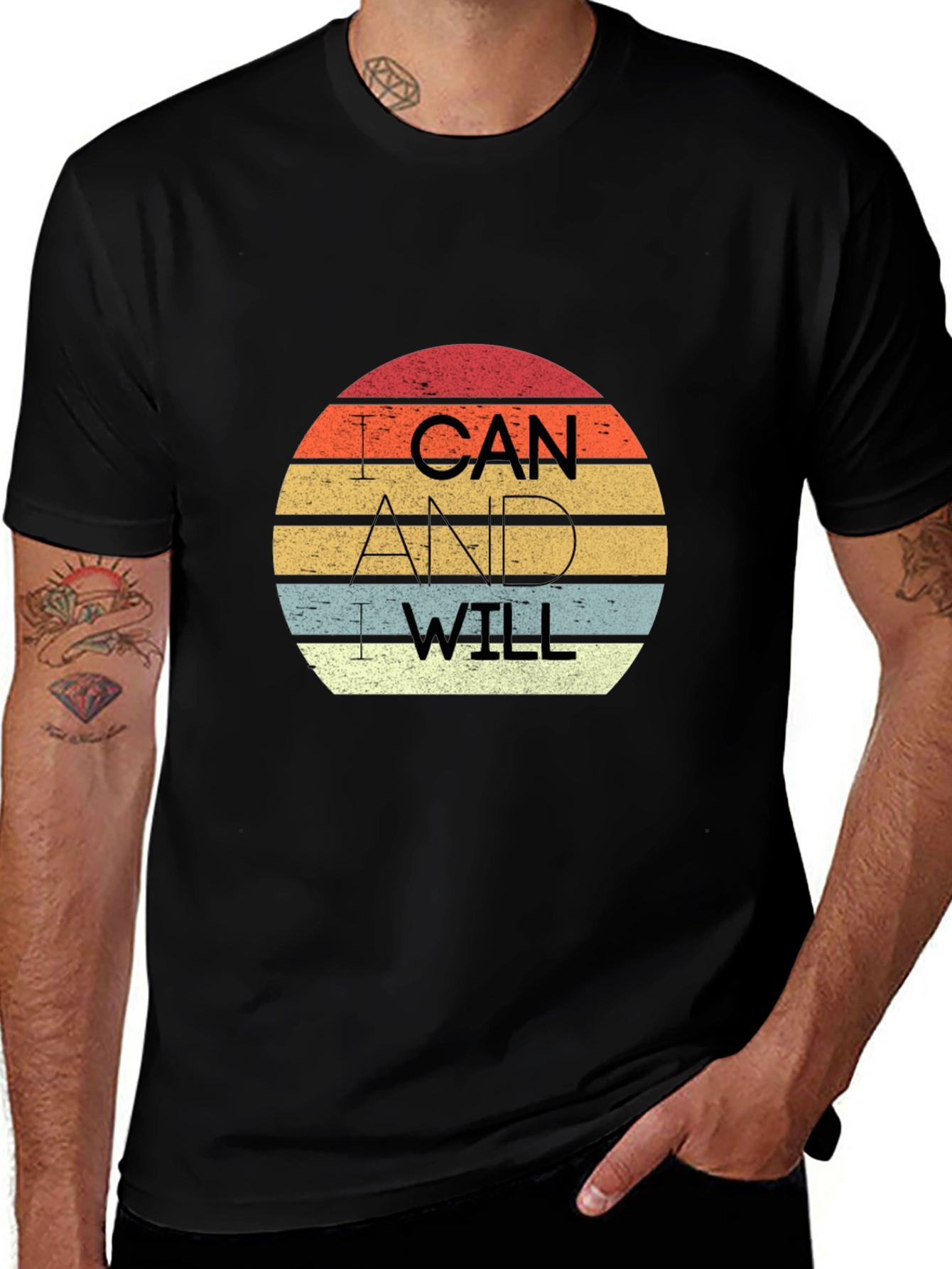 Retro I Can And I Will Graphic Tee