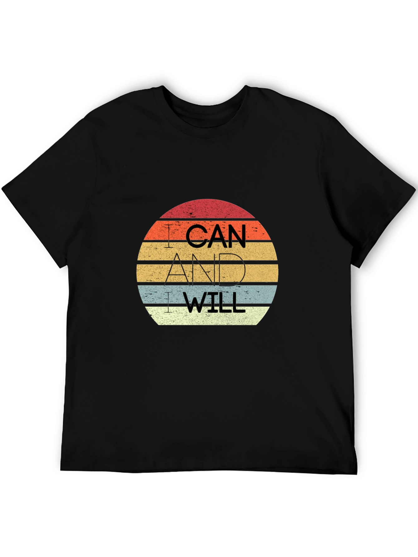 Retro I Can And I Will Graphic Tee